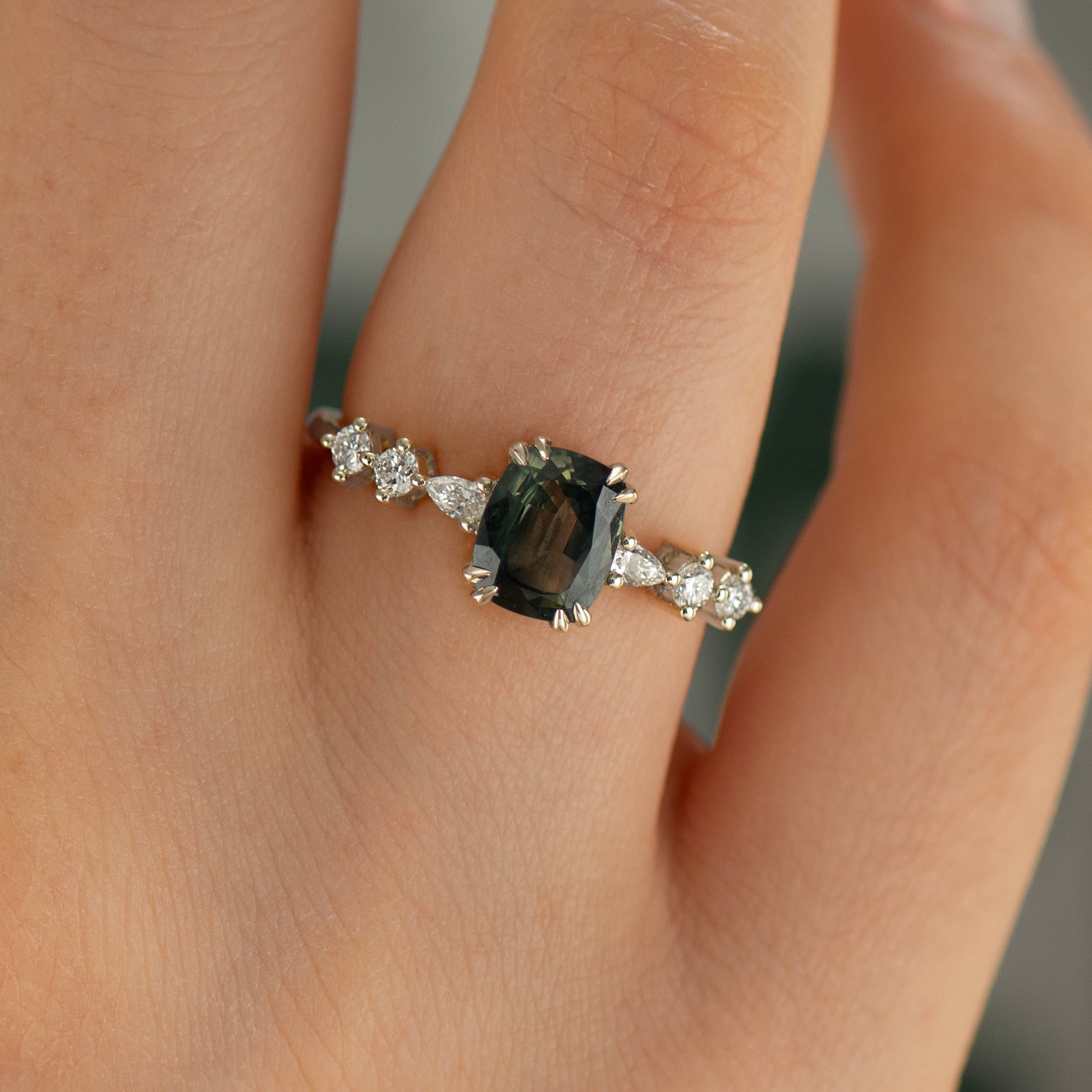 Bi Color Sapphire Ring