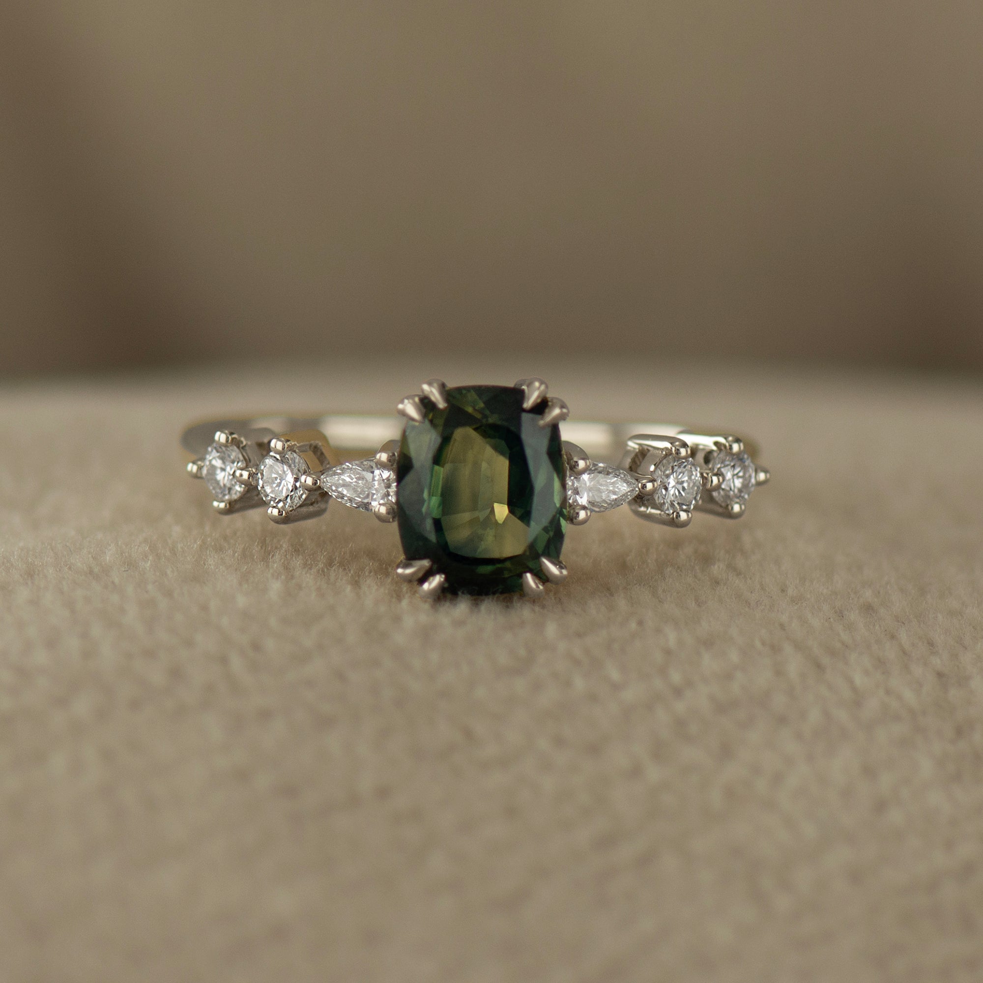 Bi Color Sapphire Ring