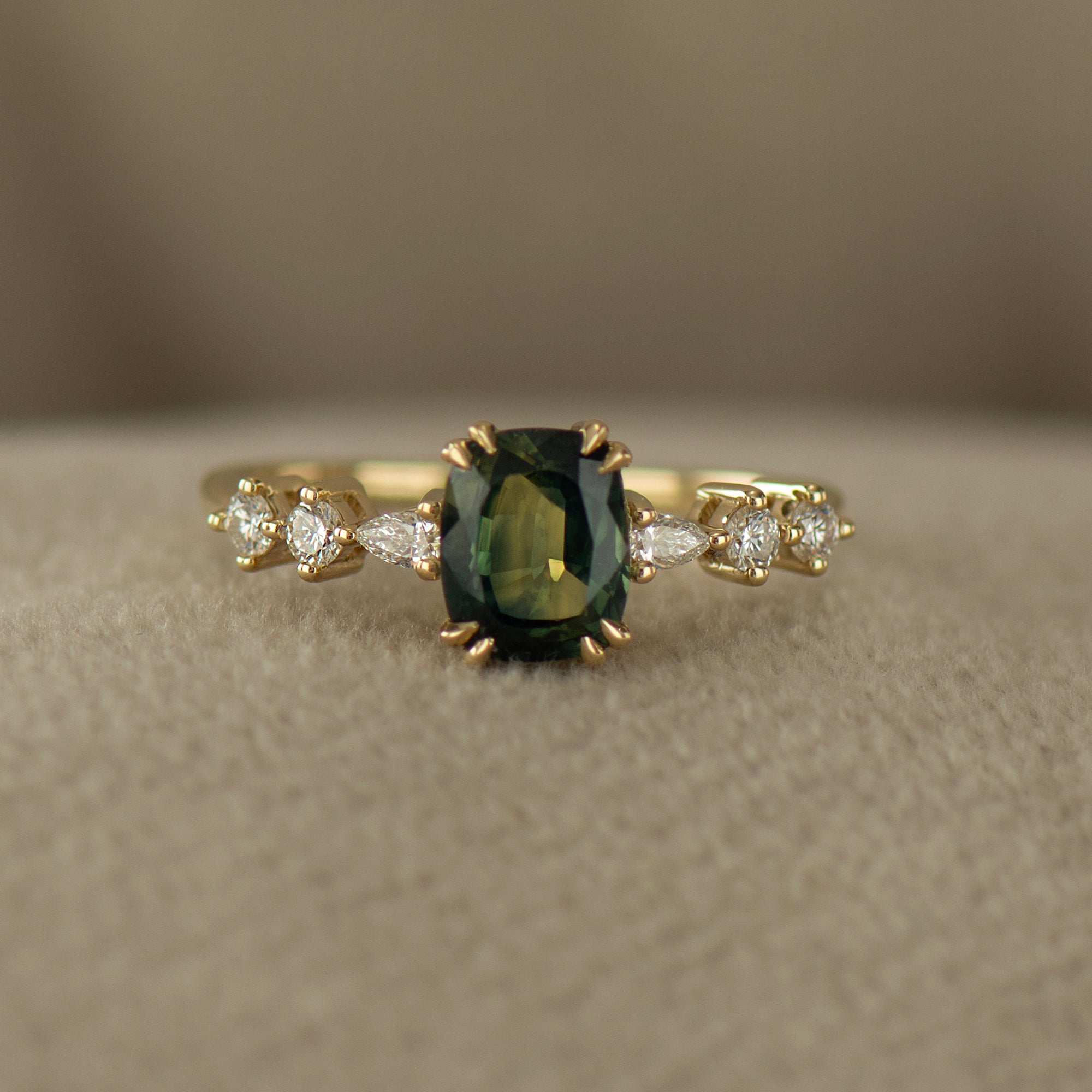 Bi Color Sapphire Ring