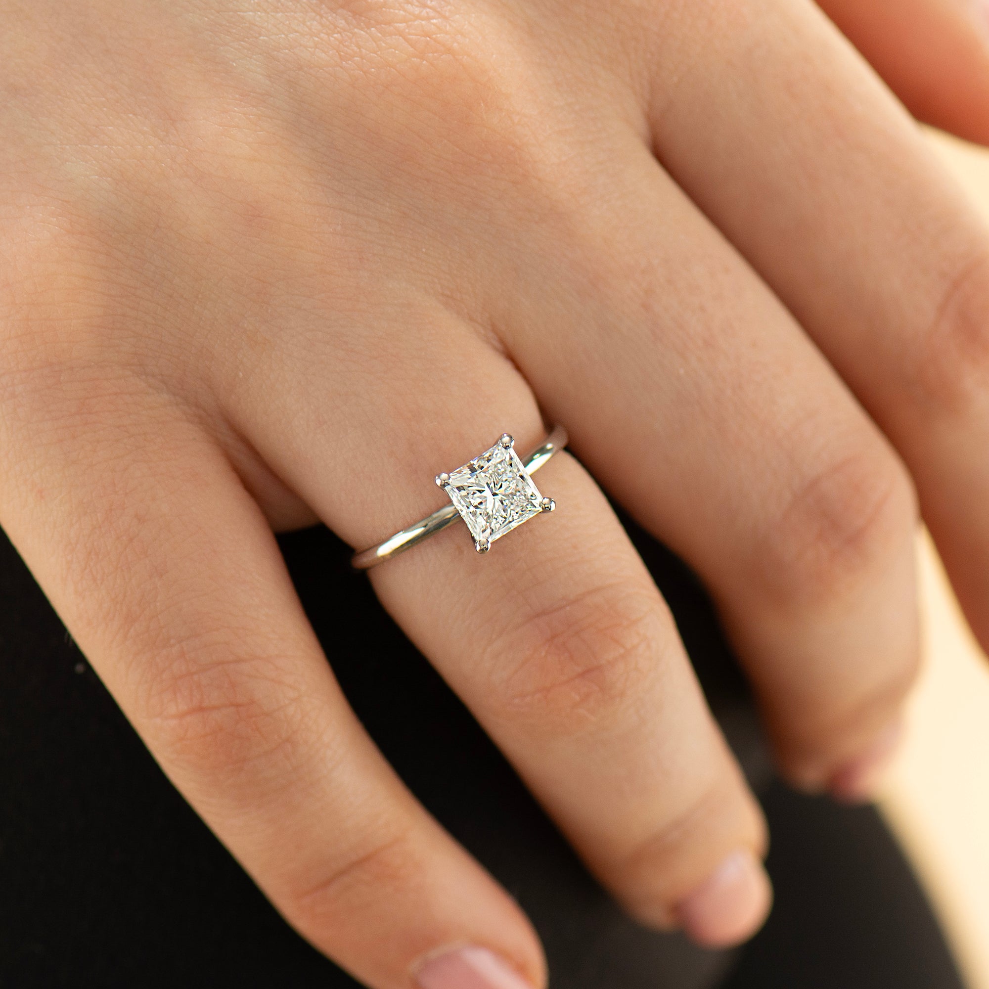 Classic Princess Engagement Ring