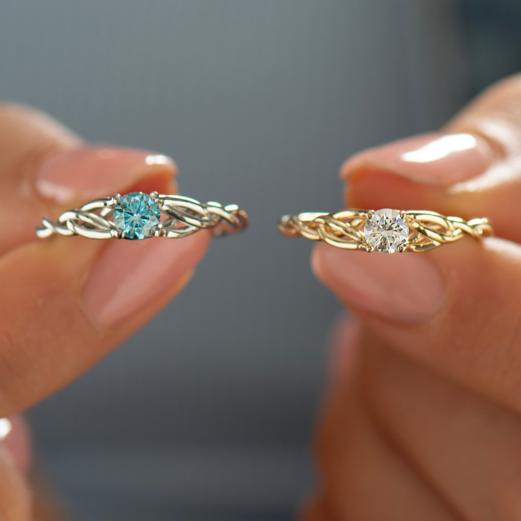 Sky Blue Celtic Ring