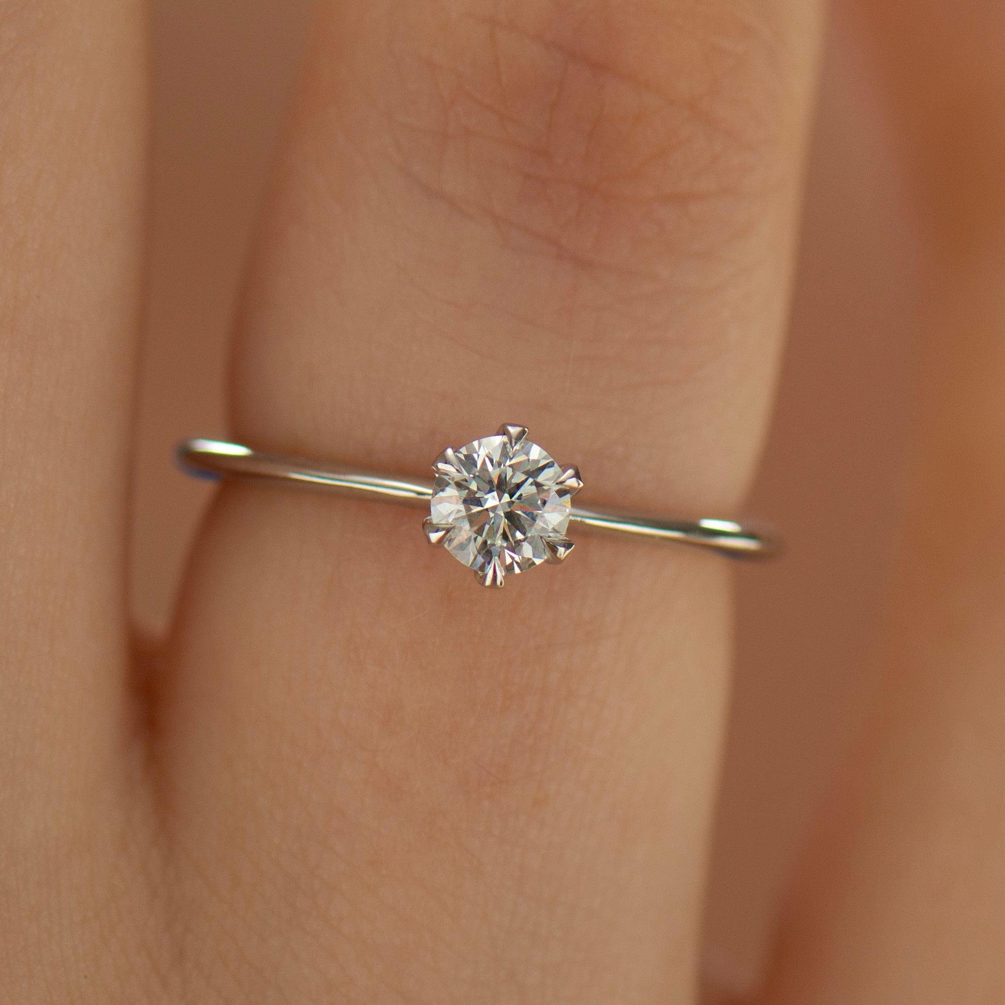 Dainty Classy Engagement Ring