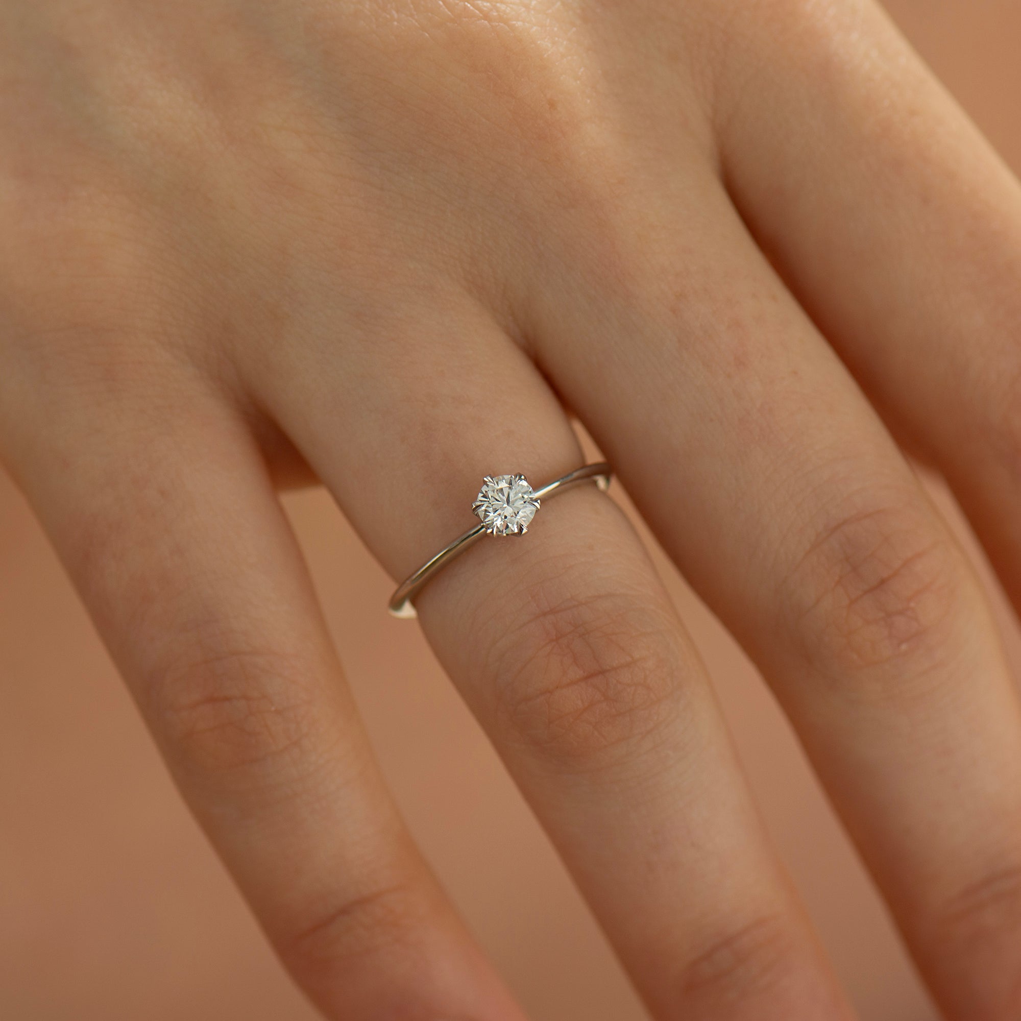 Dainty Classy Engagement Ring