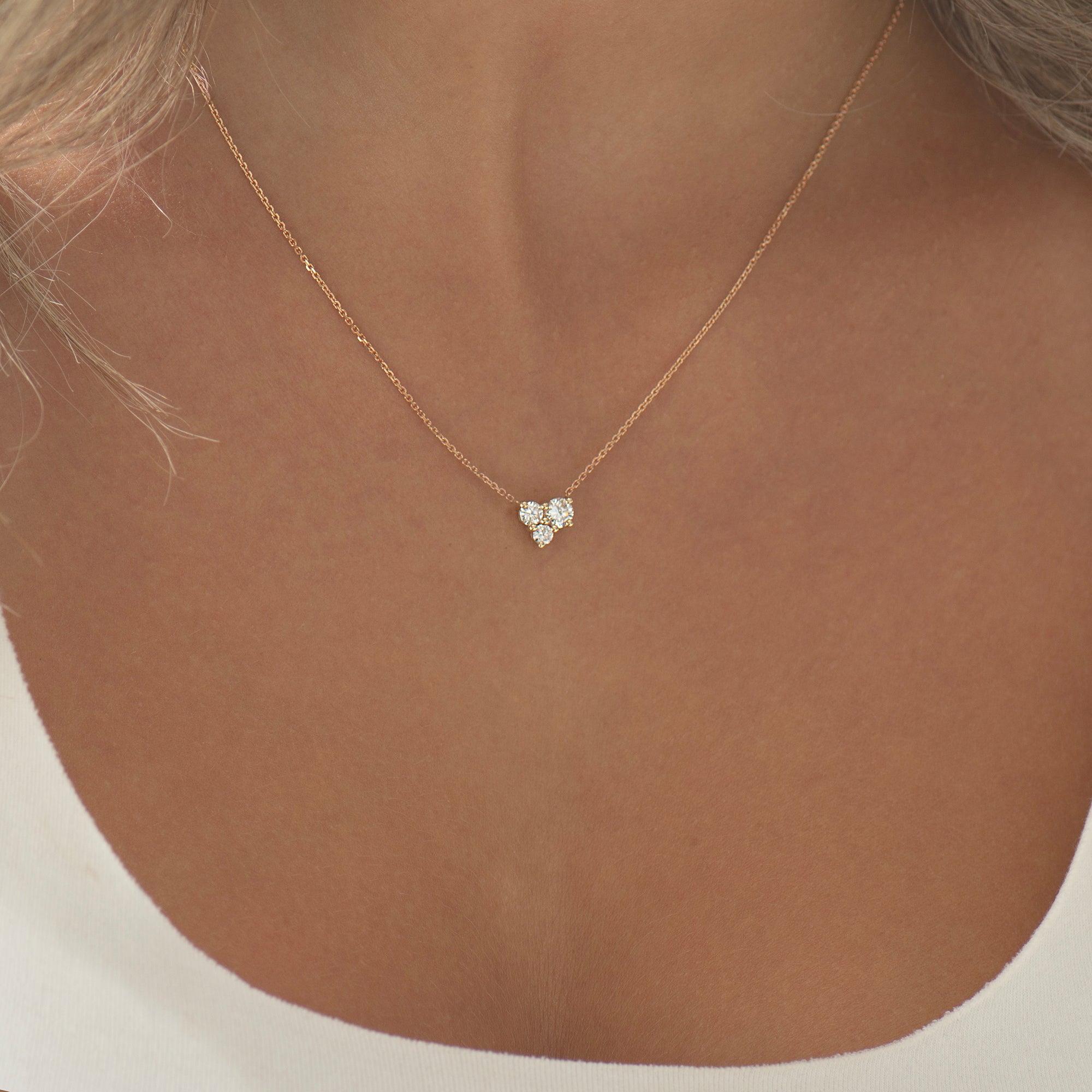 Asymmetric Heart Necklace