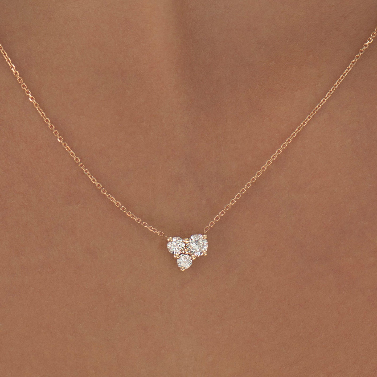 Asymmetric Heart Necklace