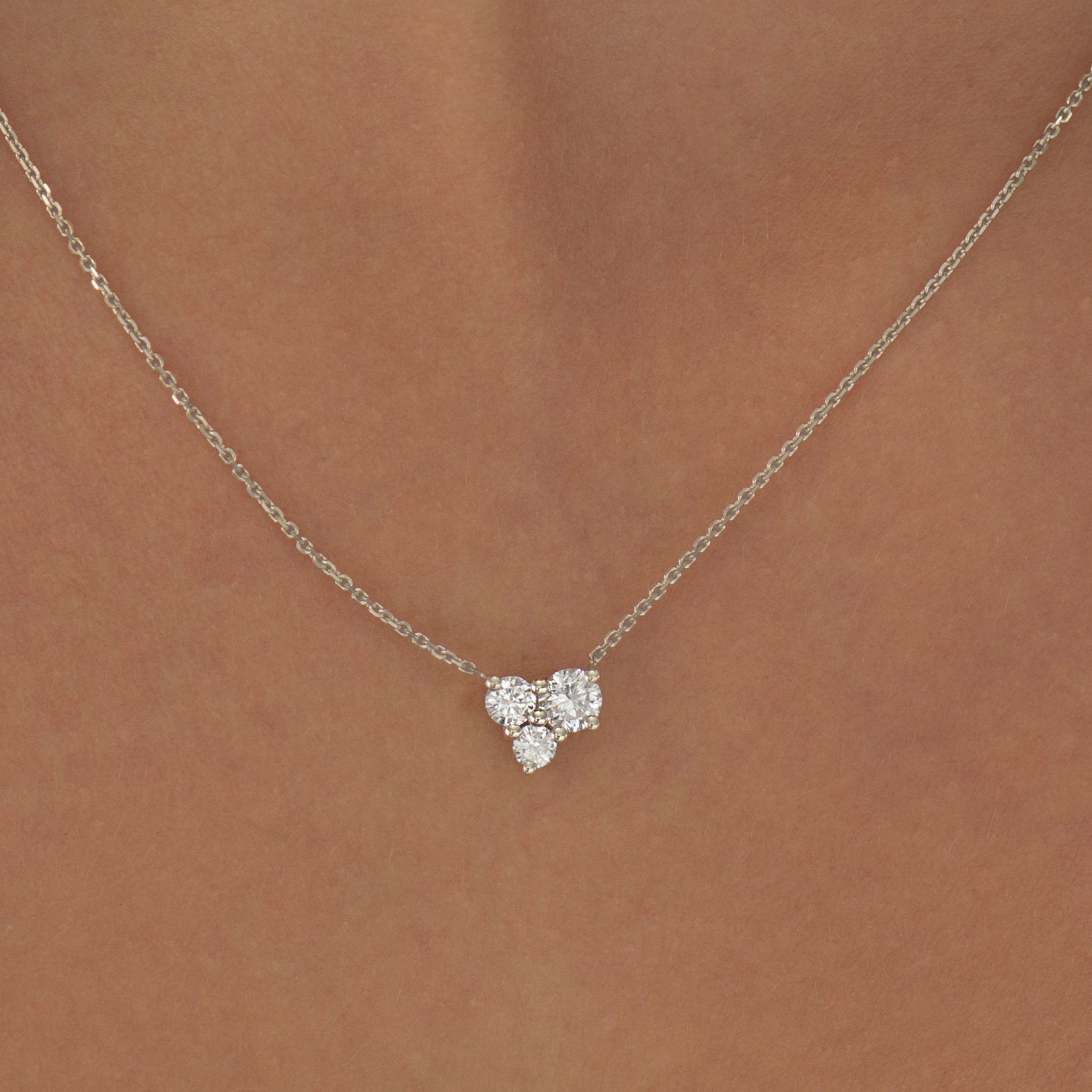 Asymmetric Heart Necklace