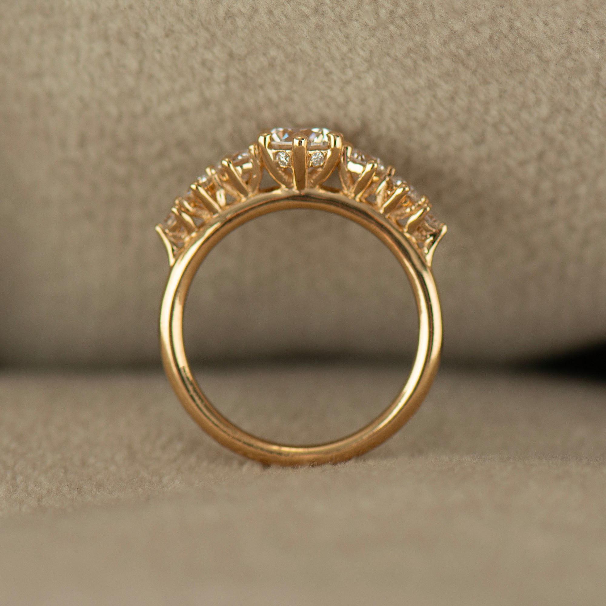 Royal Crown Engagement Ring