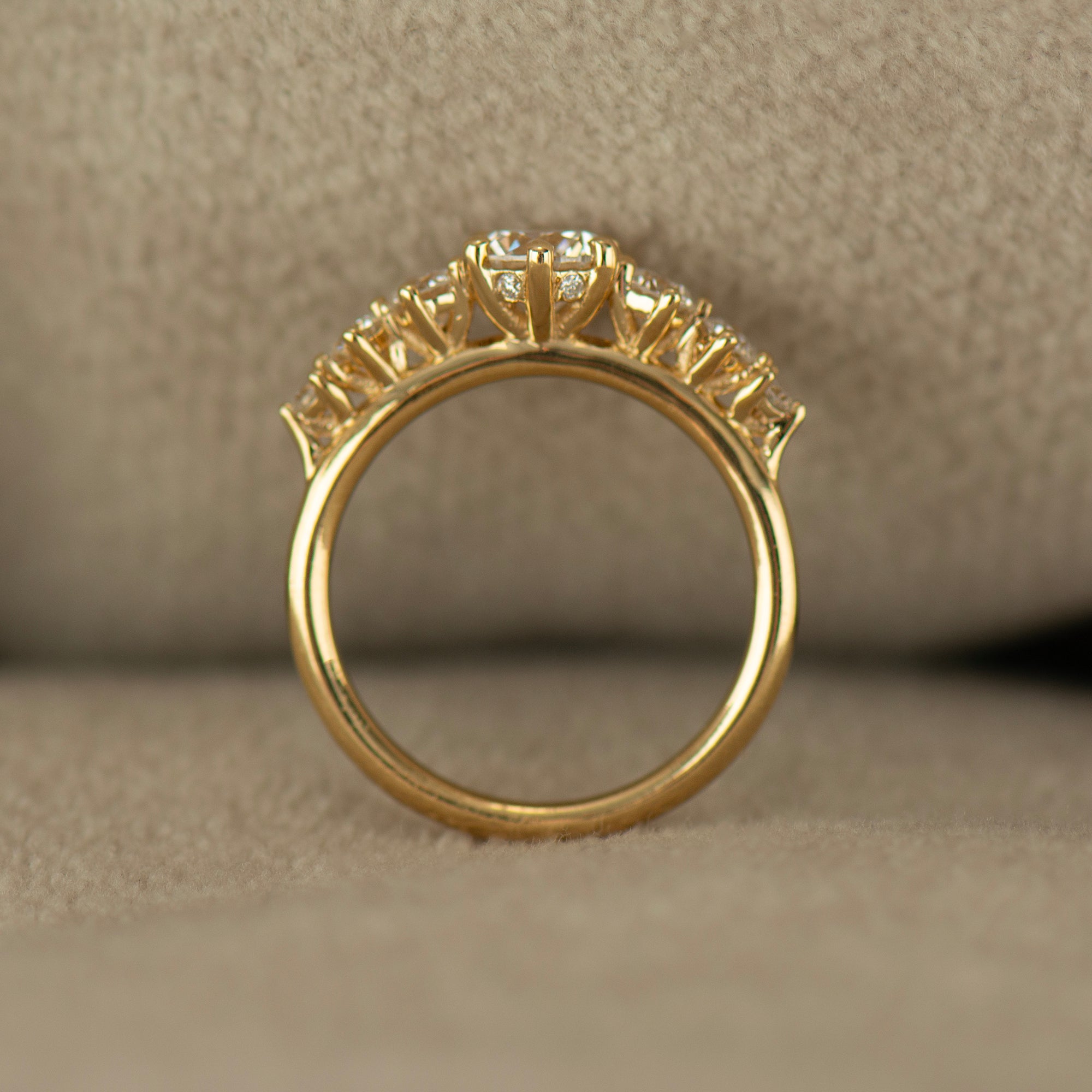 Royal Crown Engagement Ring