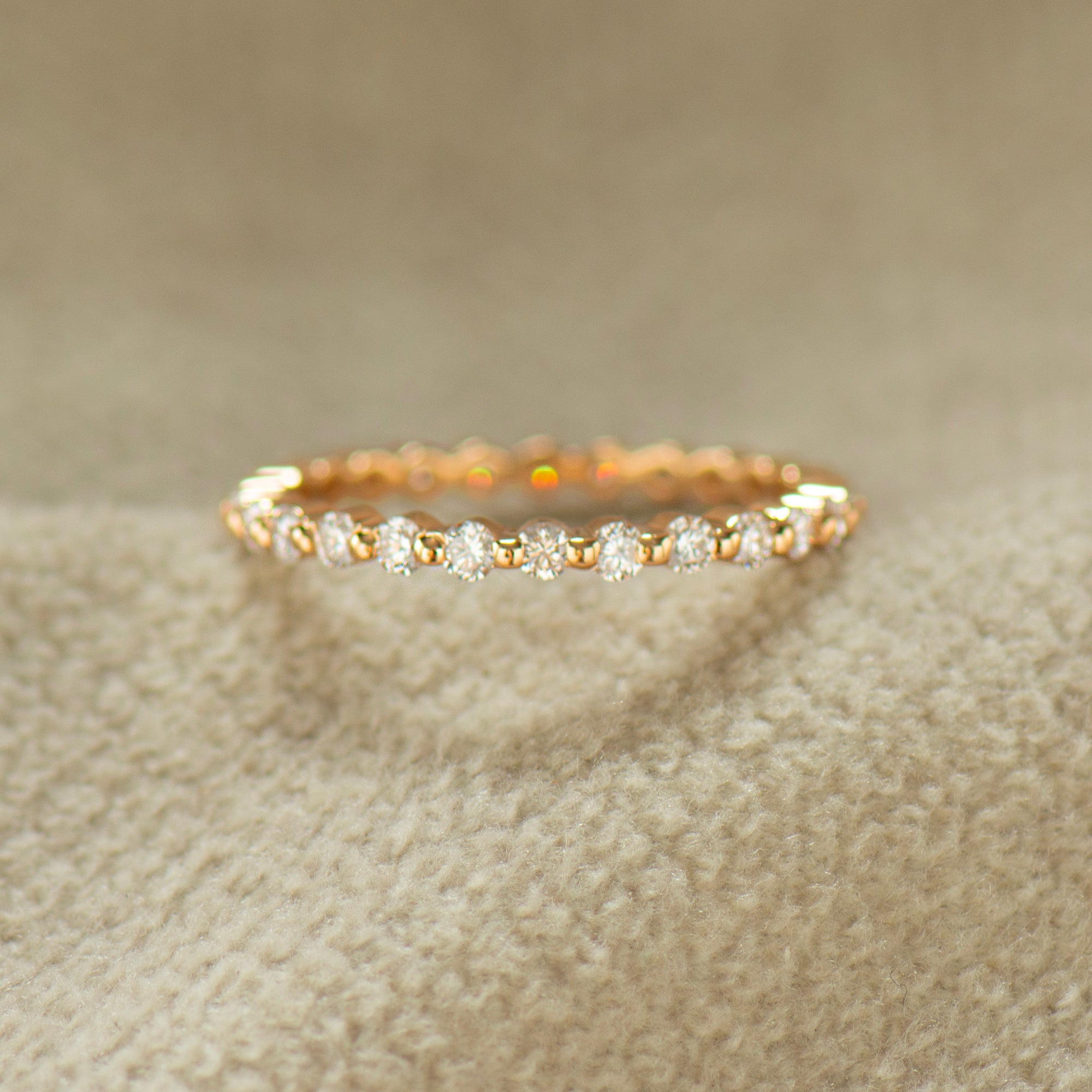 Eternity Bubble Diamonds Ring