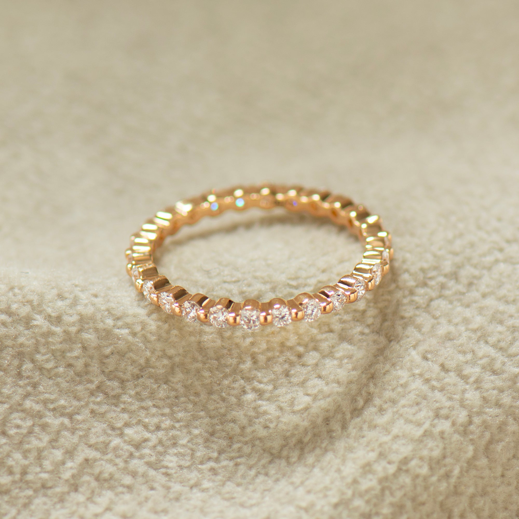 Eternity Bubble Diamonds Ring