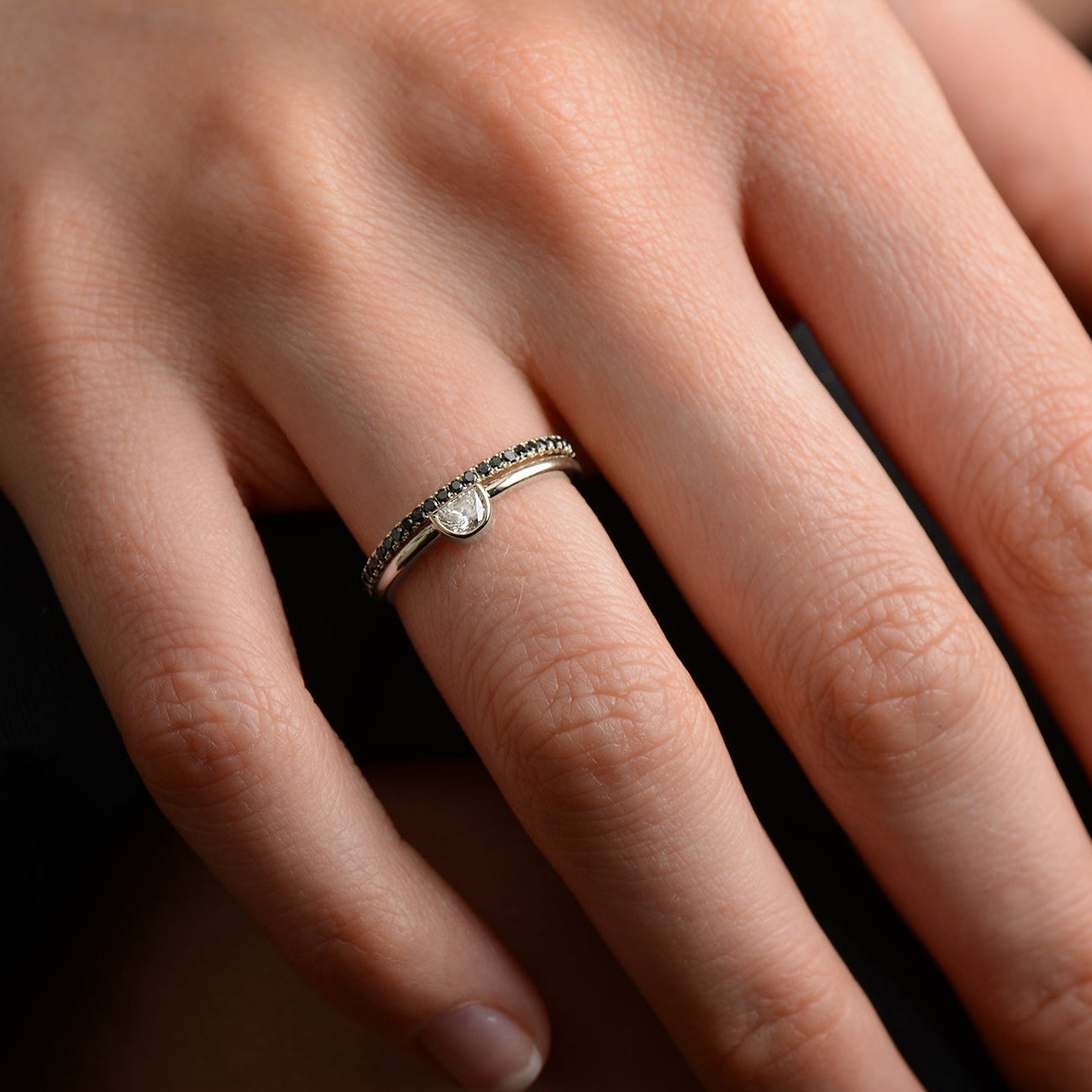 Half Moon Diamond Set