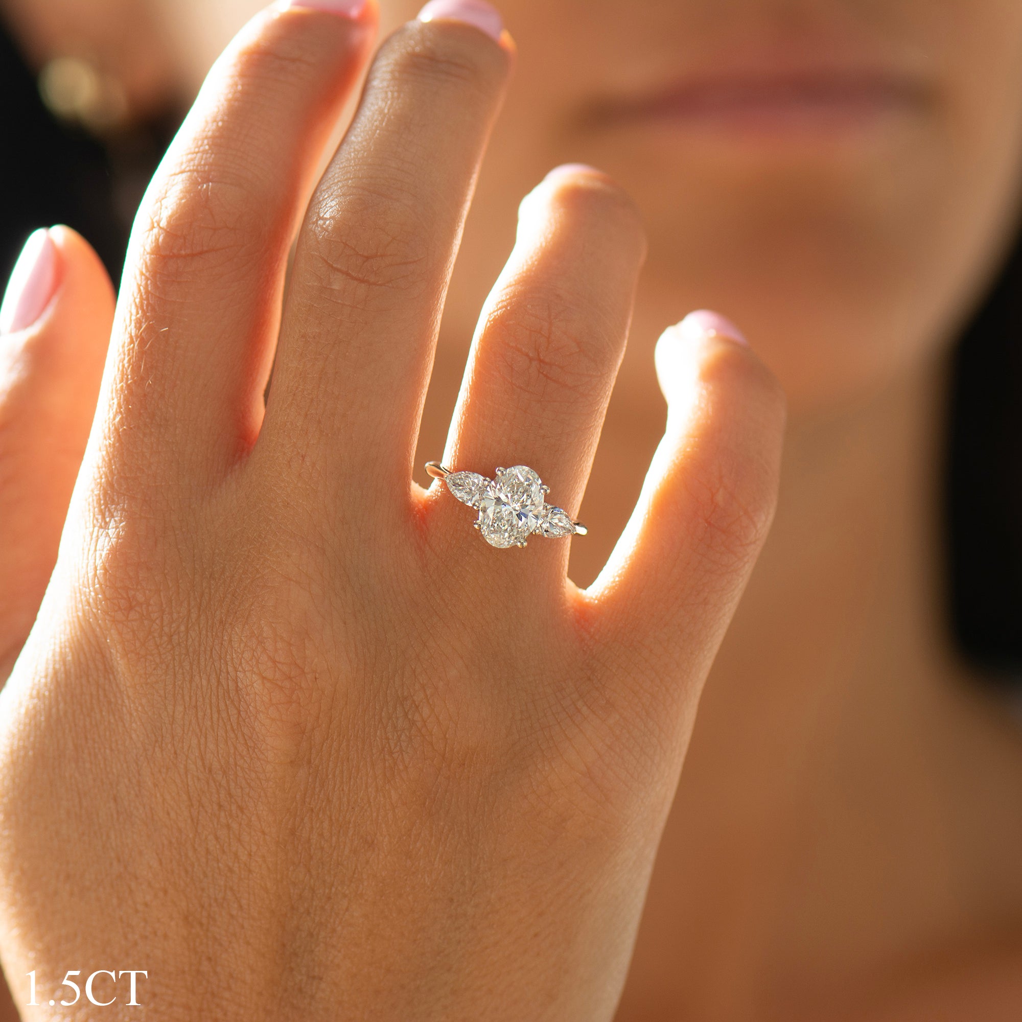 Three Stones Engagement Ring