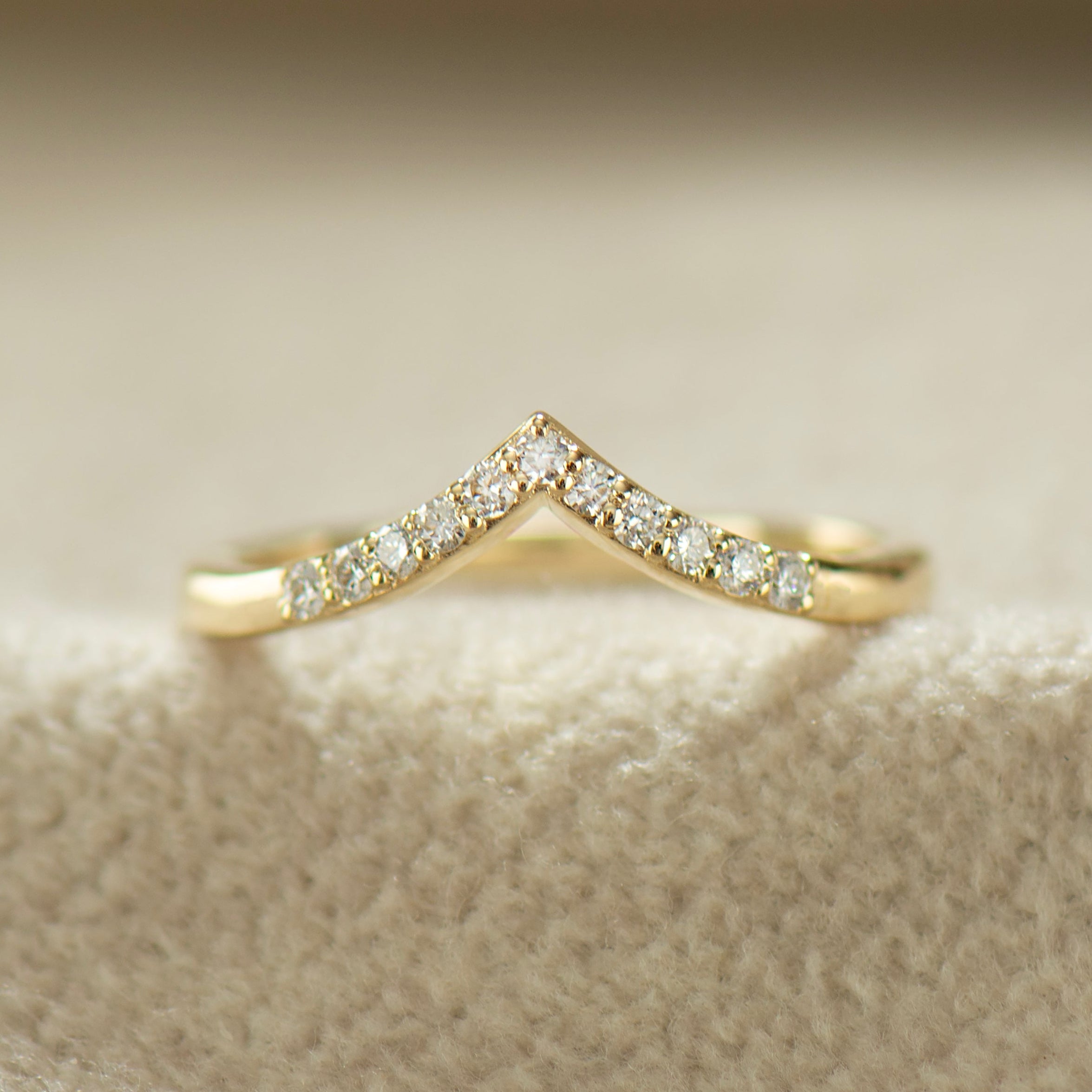 Matching Diamond Ring For Green Sapphire Ring