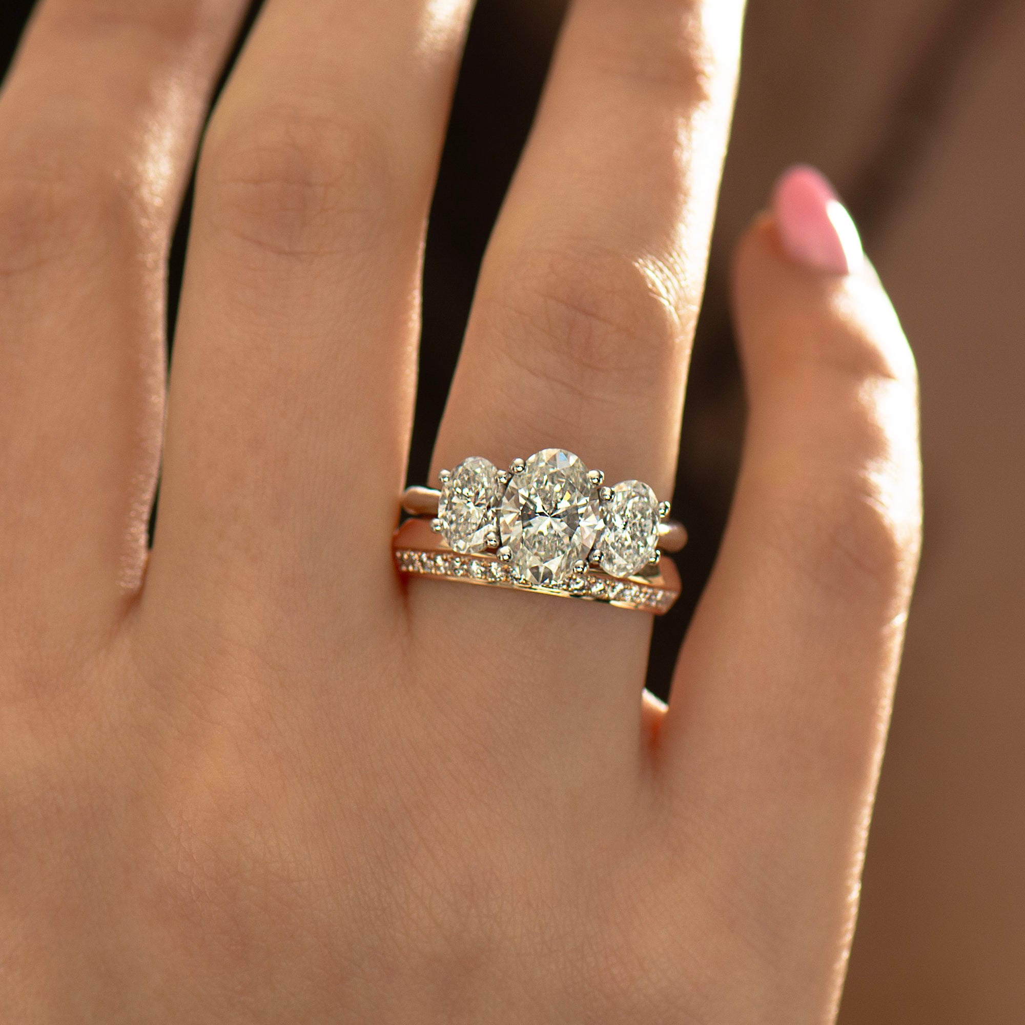 Ovals Rings Set