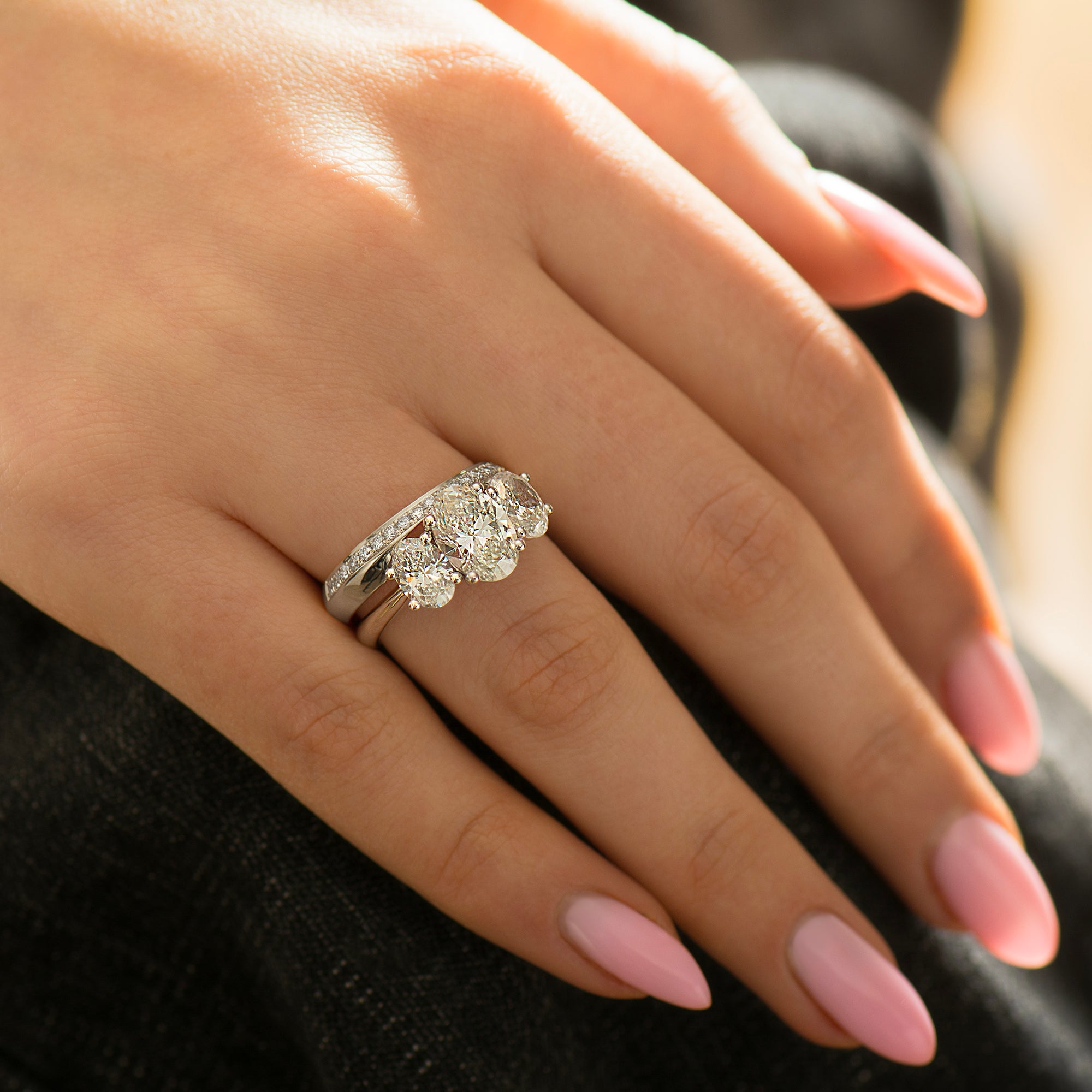 Ovals Rings Set