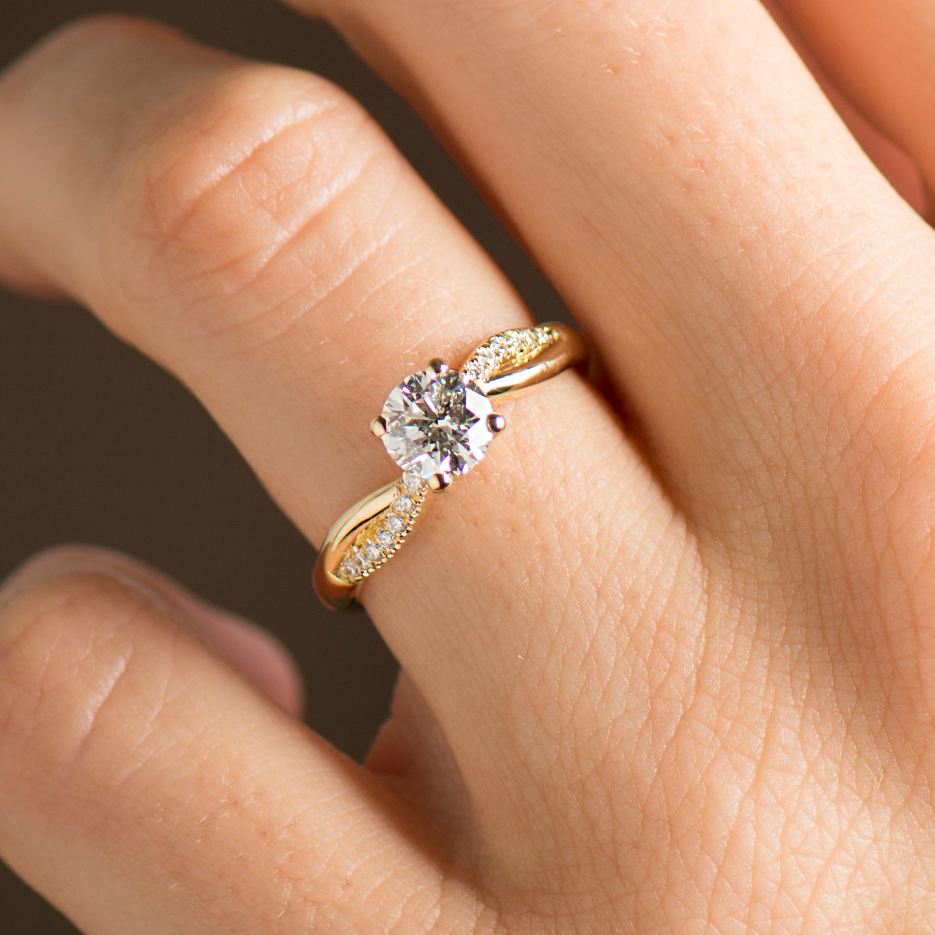 Knot Engagement Ring