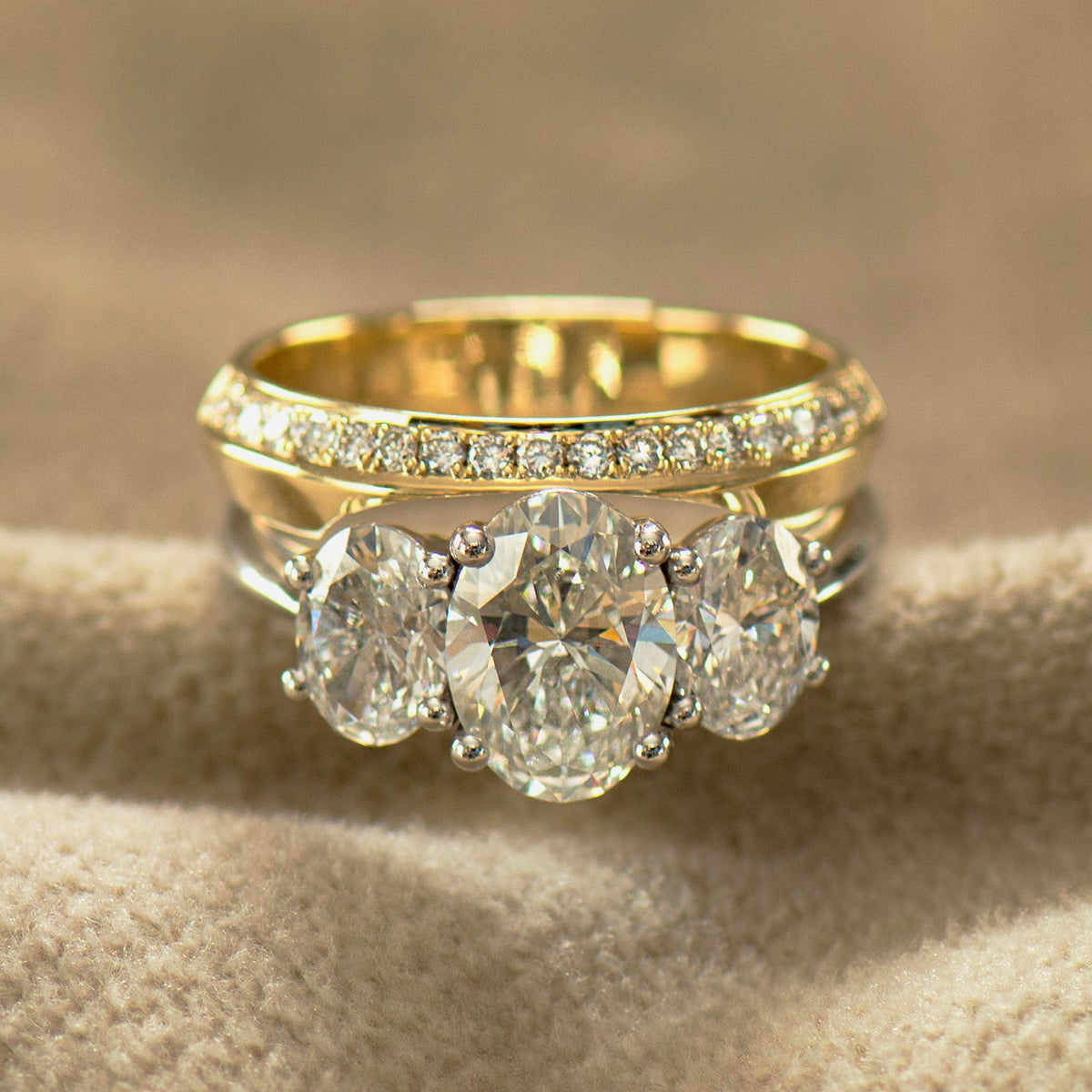 Ovals Rings Set