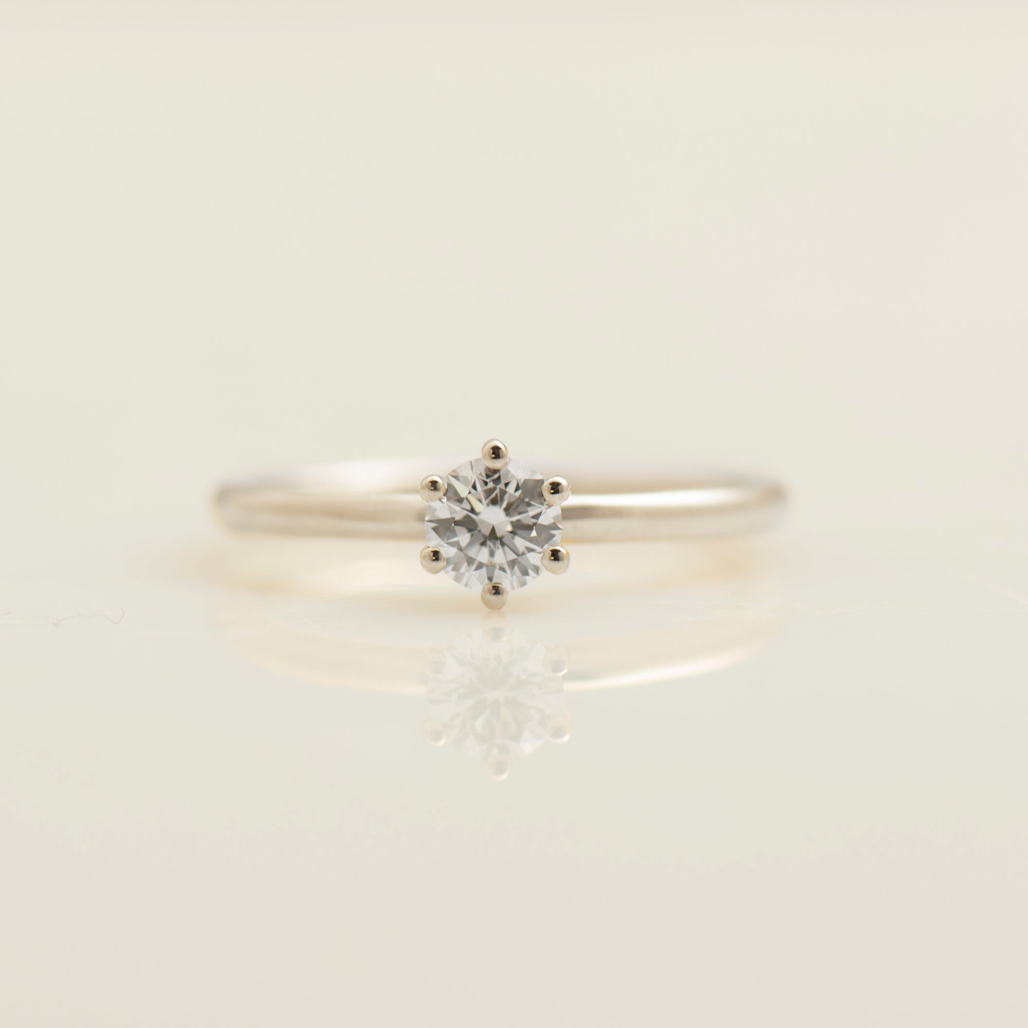 Classic Six Prong Solitaire Ring