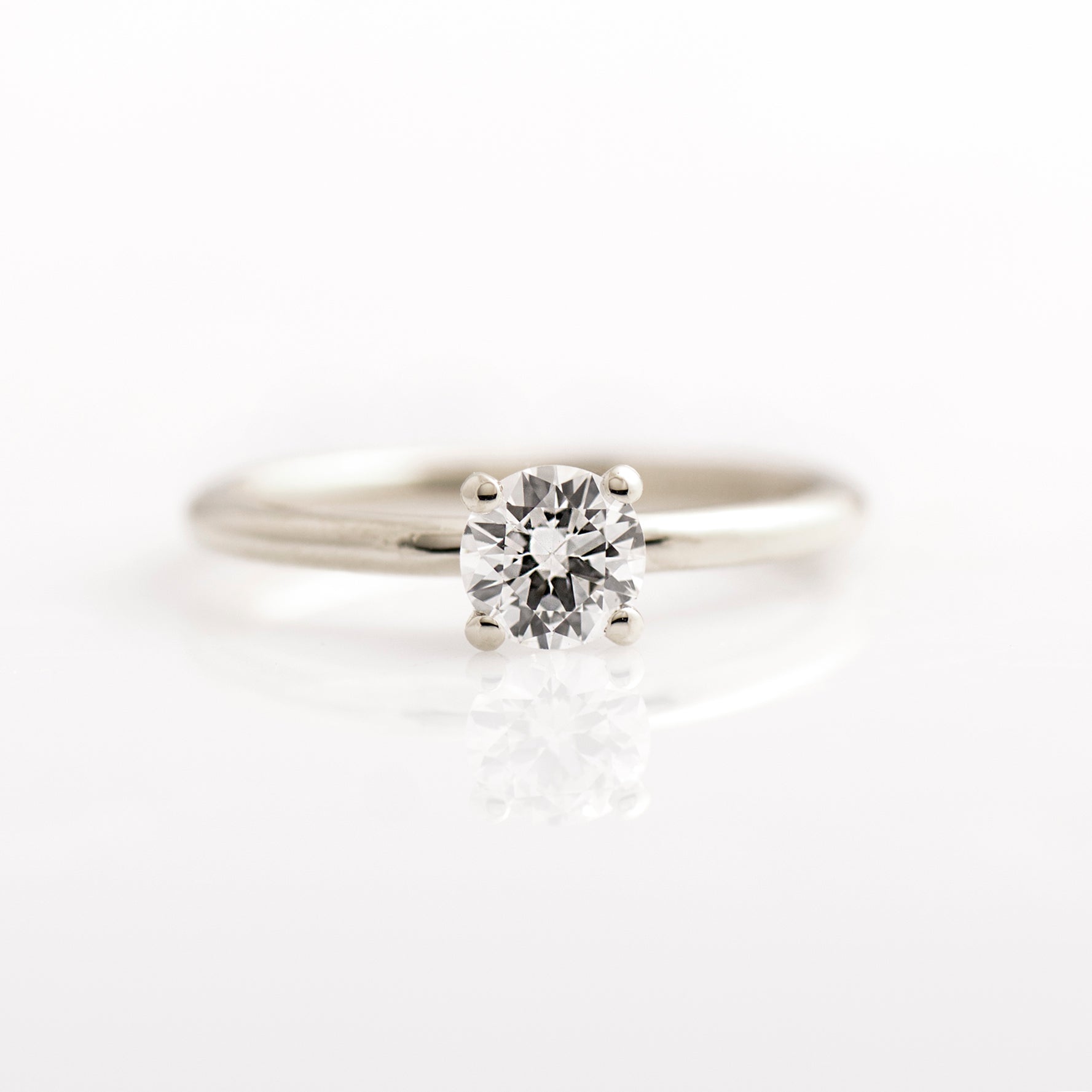 Simple Solitaire Engagement Ring