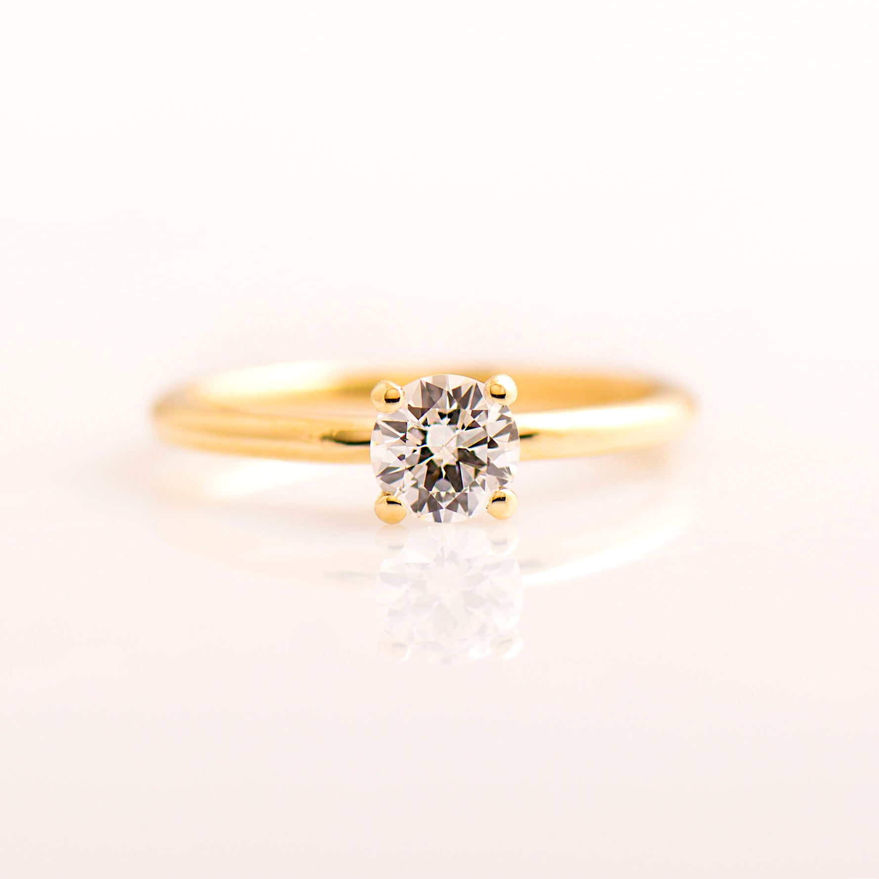 Simple Solitaire Engagement Ring