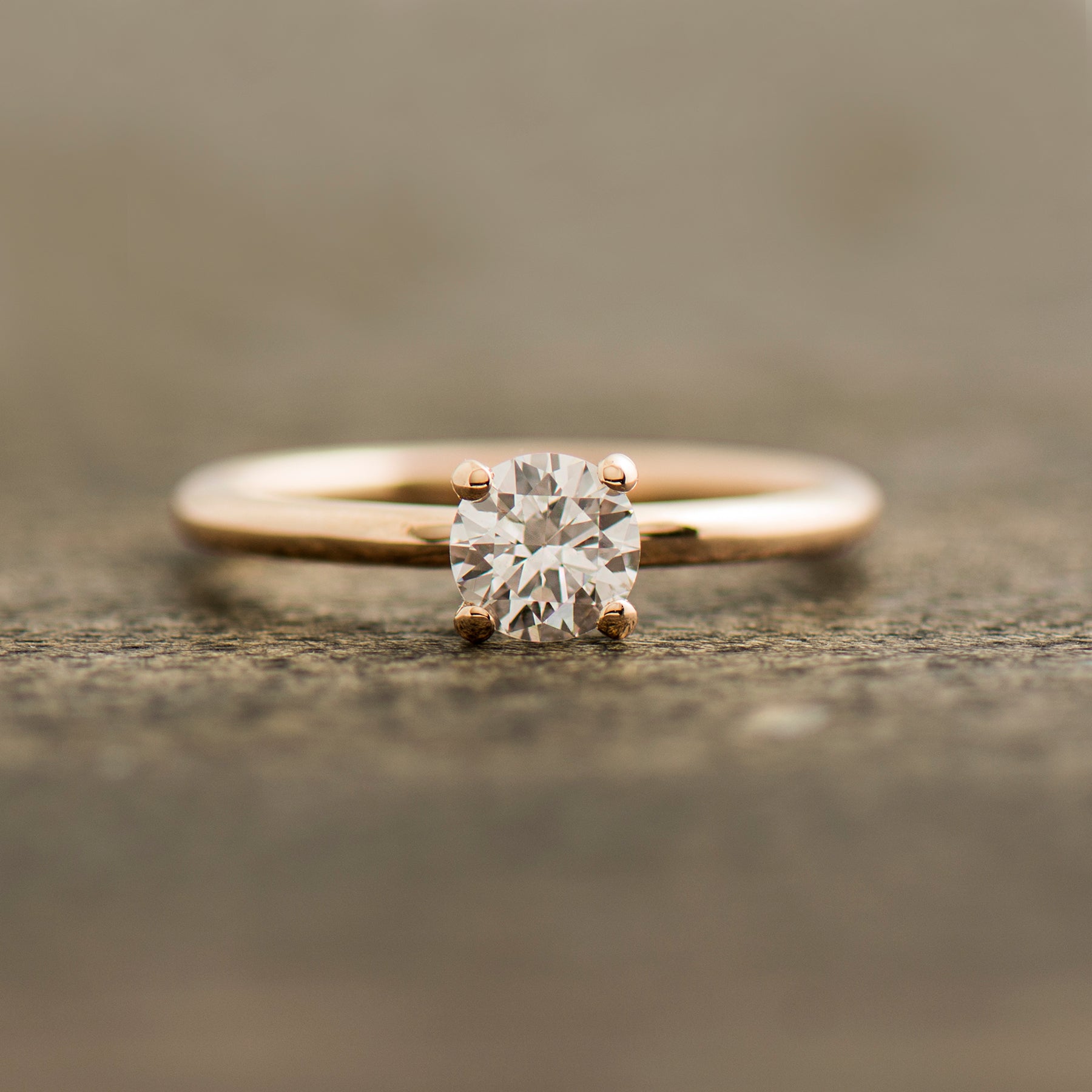Simple Solitaire Engagement Ring
