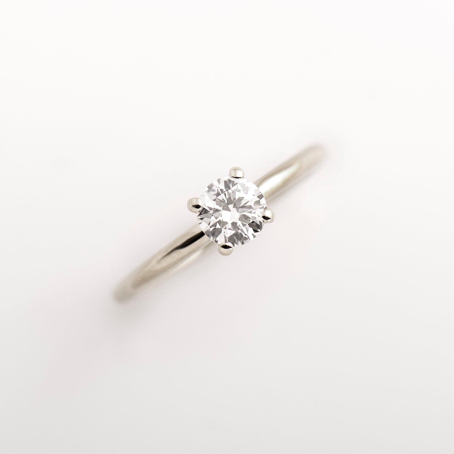 Simple Solitaire Engagement Ring