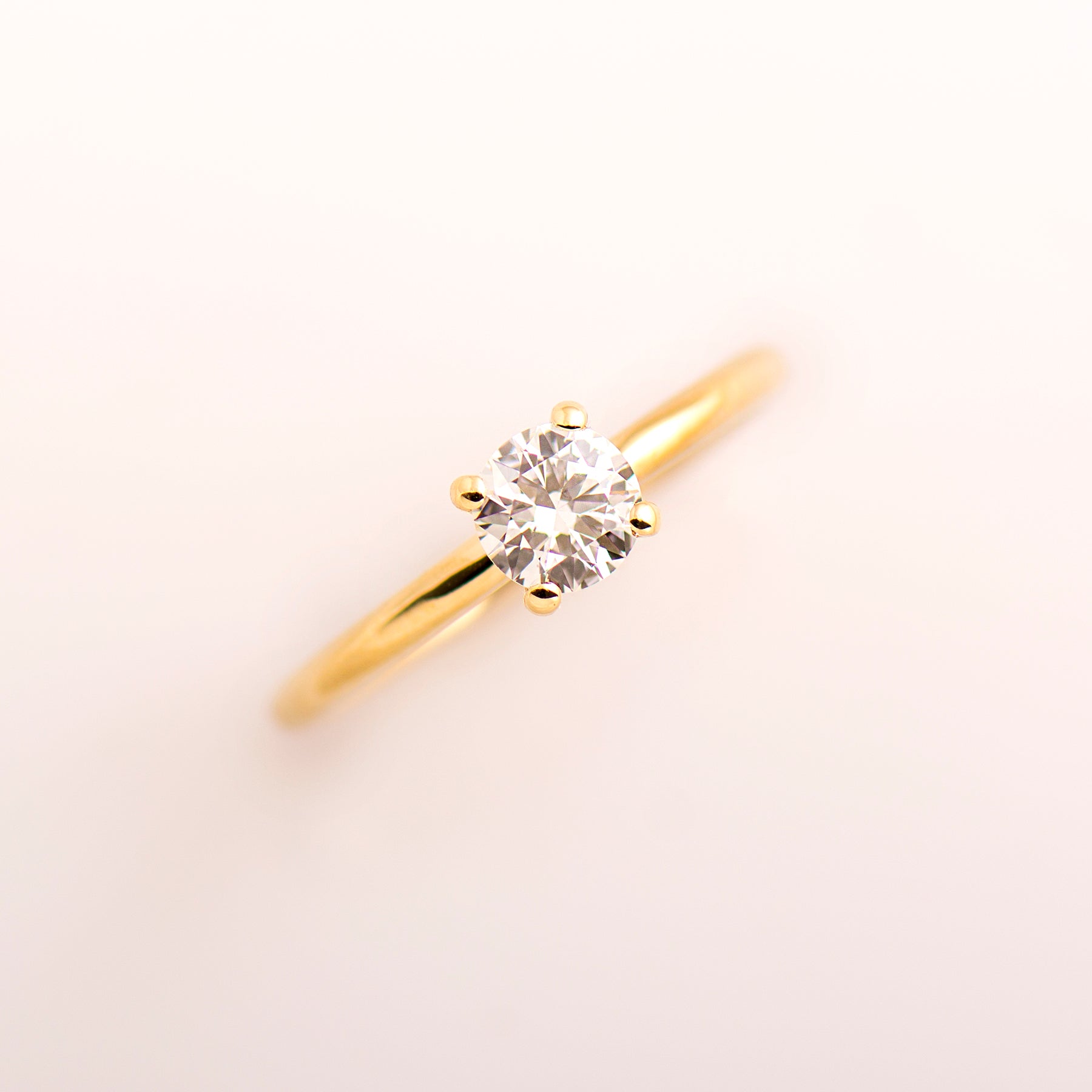 Simple Solitaire Engagement Ring
