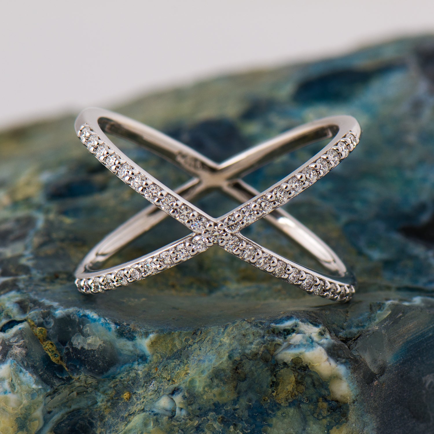 X Diamond Ring