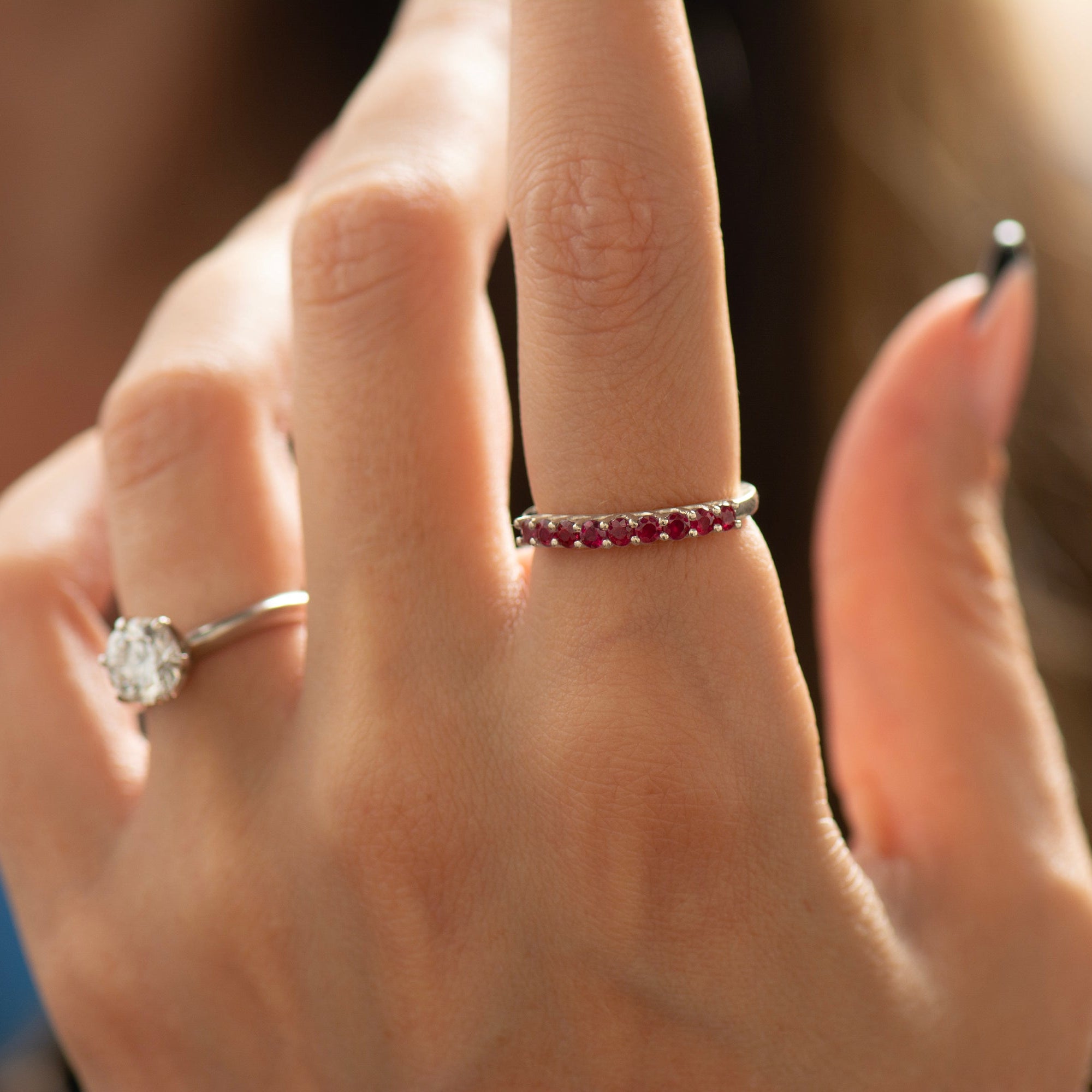 Rubies Stack Ring