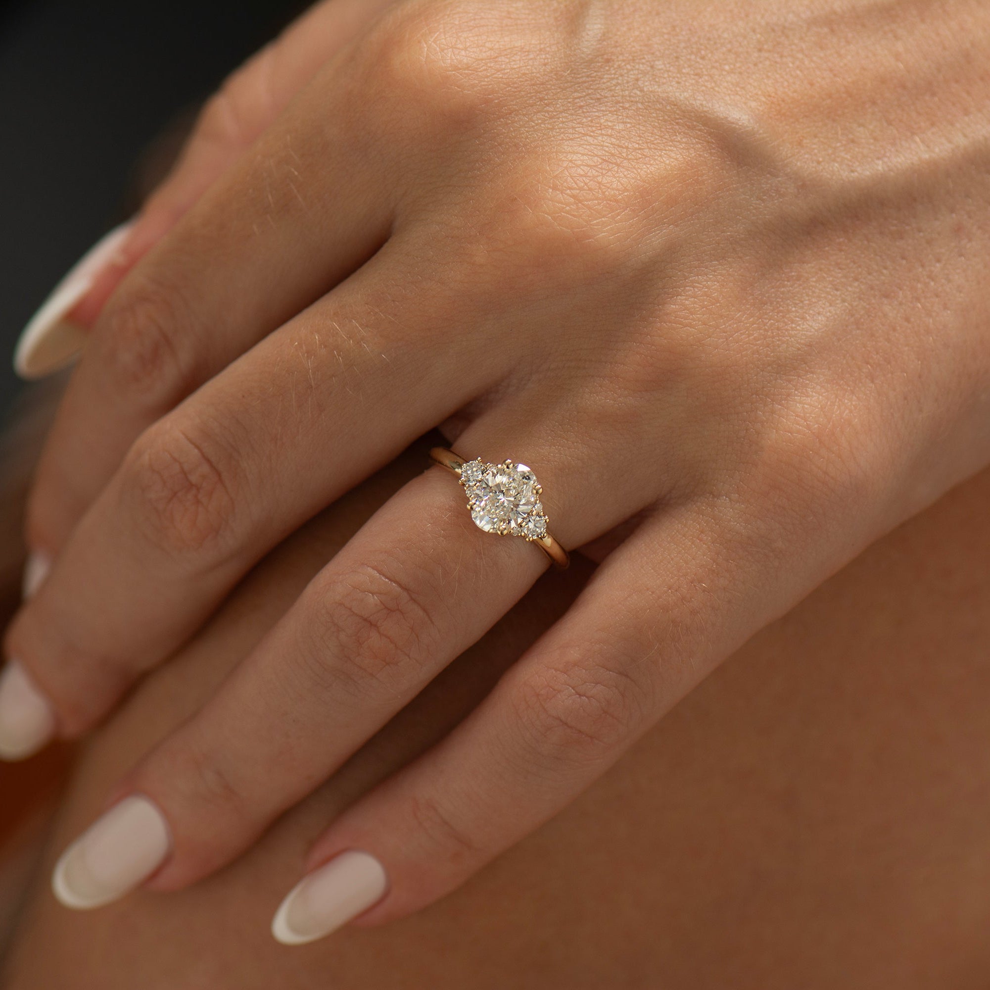 Oval Diamond Engagement Ring