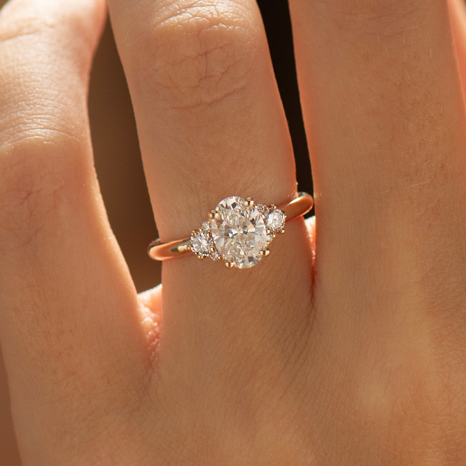 Oval Diamond Engagement Ring
