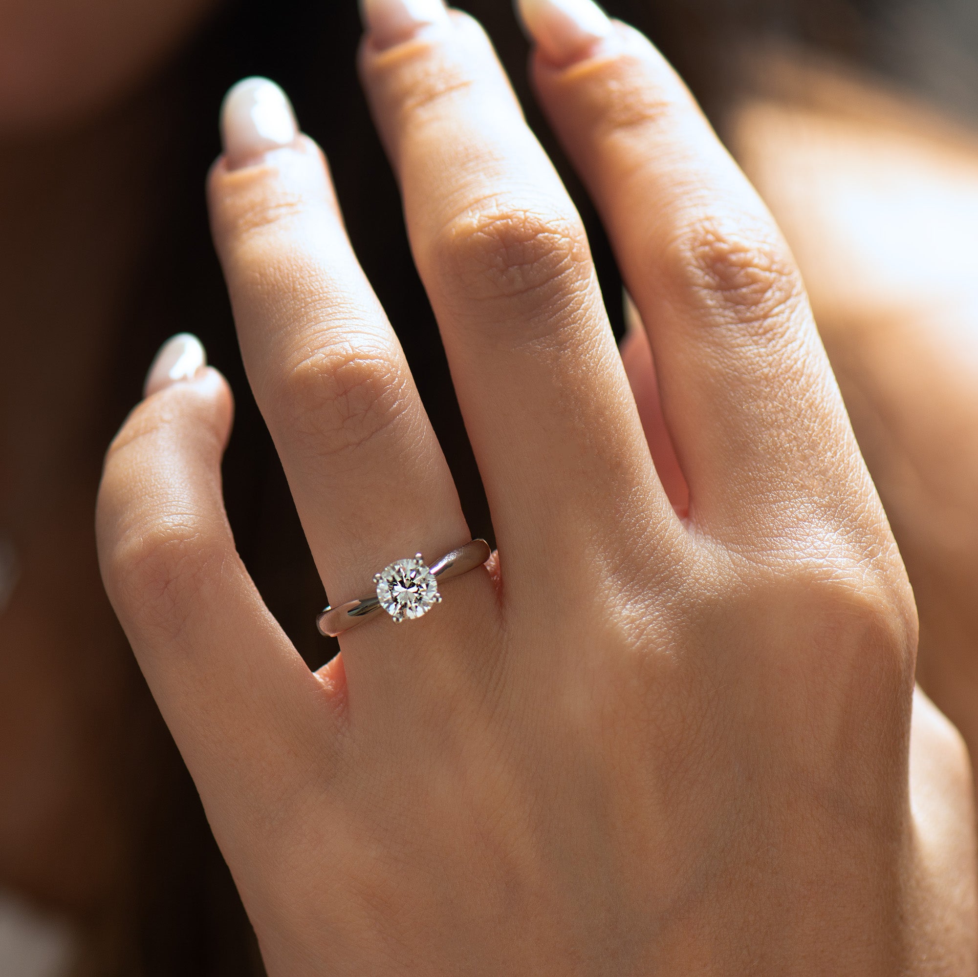 Cathedral Solitaire Ring