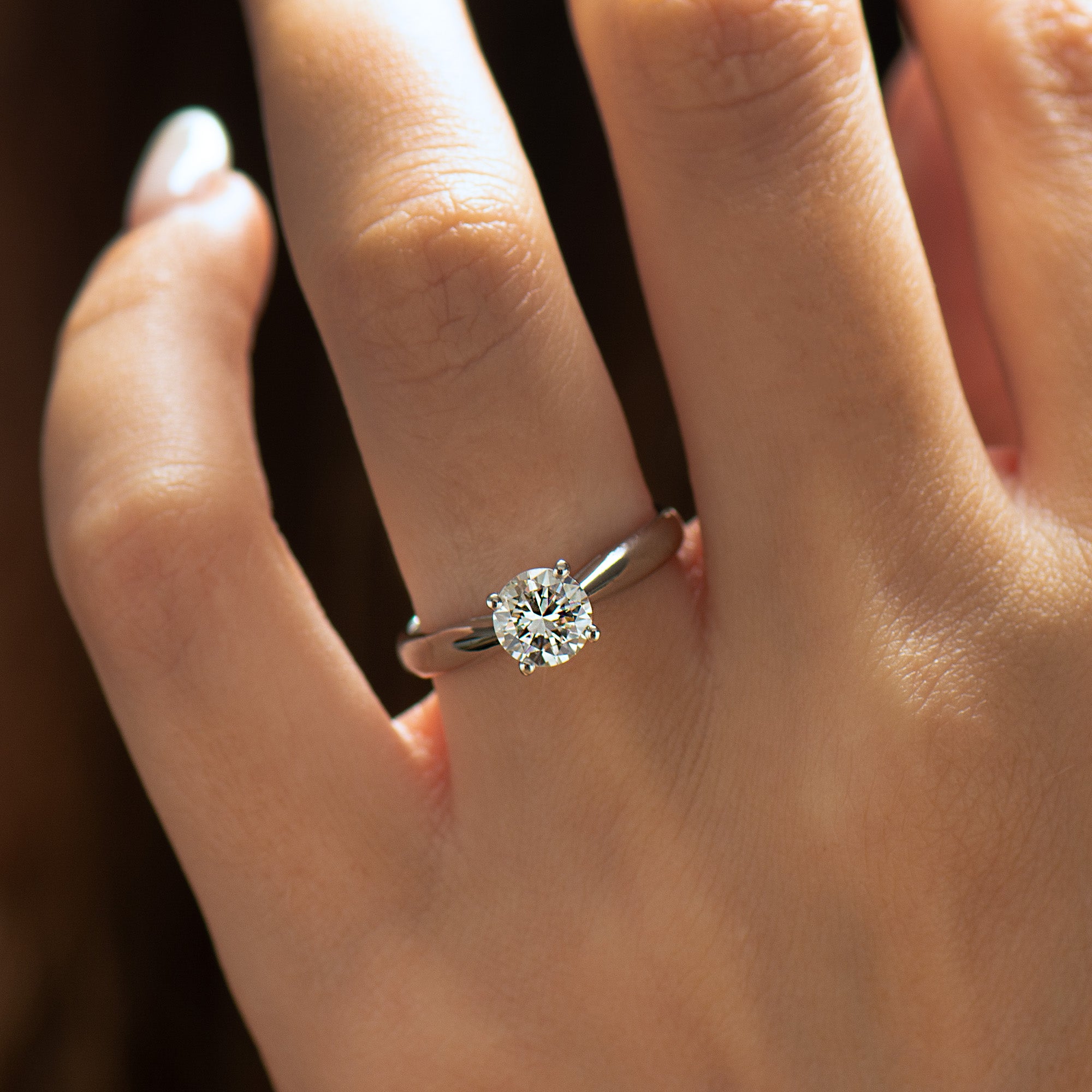 Cathedral Solitaire Ring