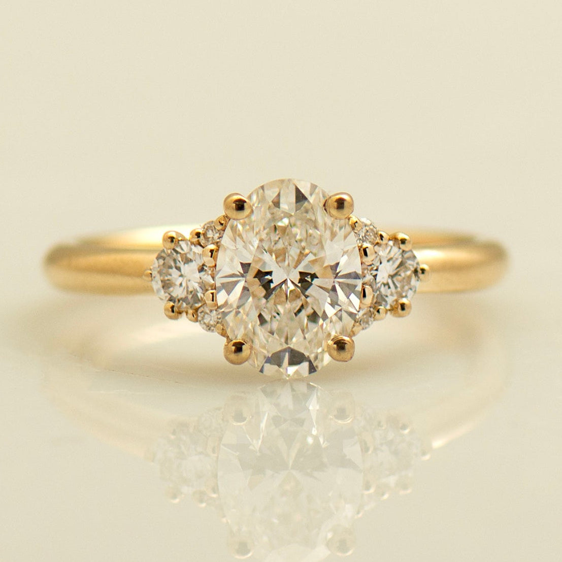 Oval Diamond Engagement Ring