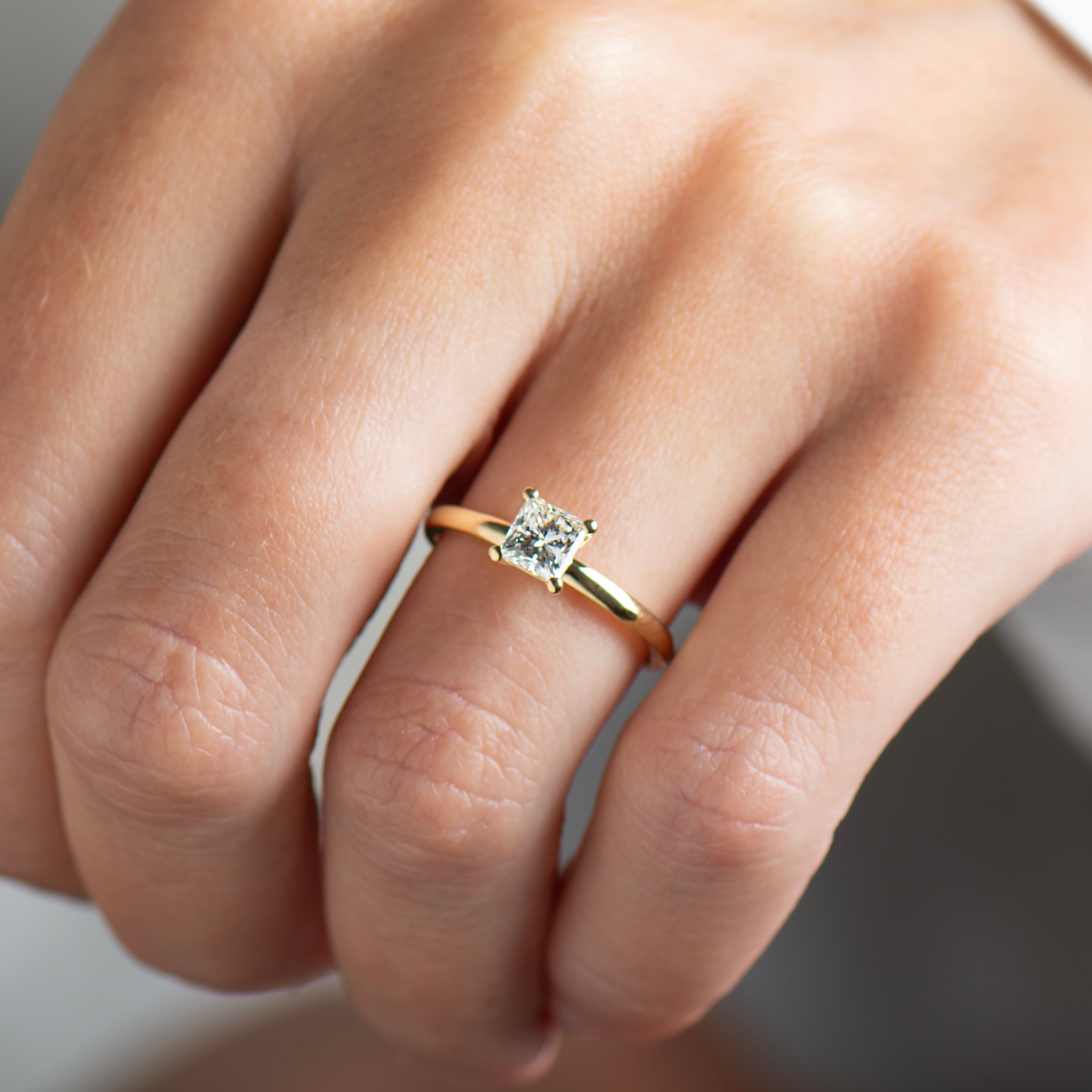 Classy Princess Engagement Ring