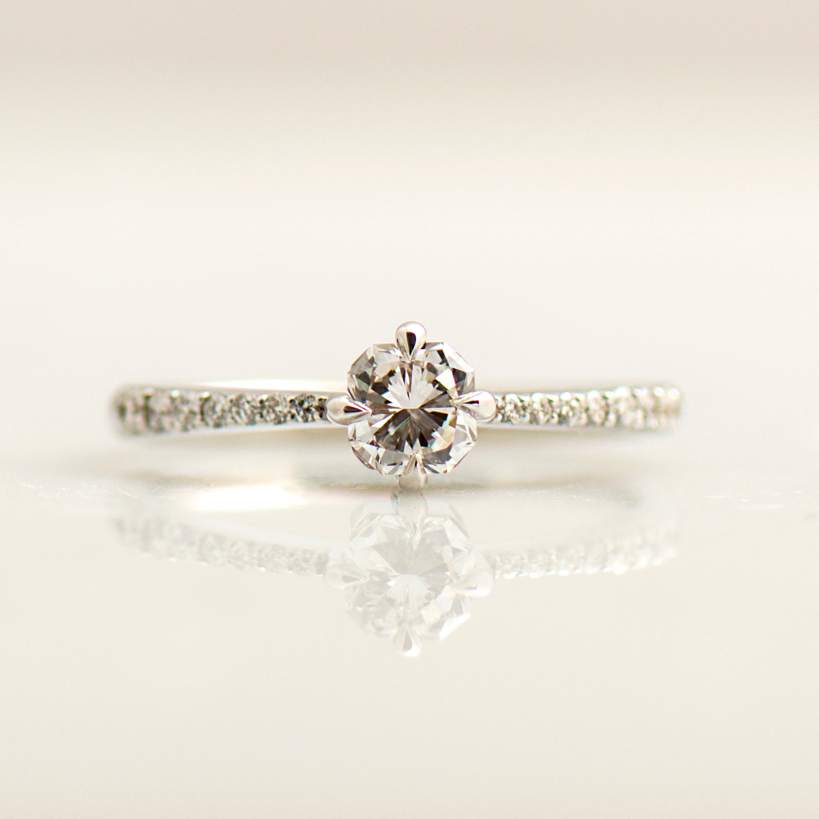 Modern Style Engagement Ring
