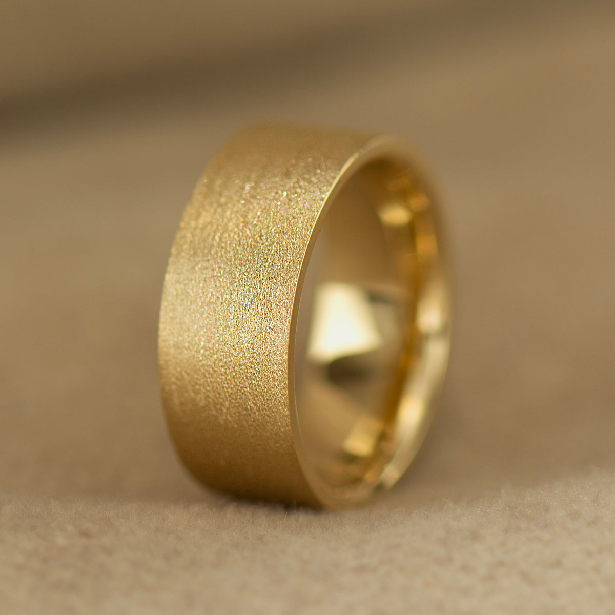 7mm Brushed Wedding Ring