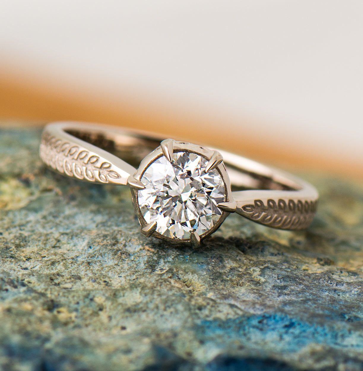 Vintage Style Engagement Ring