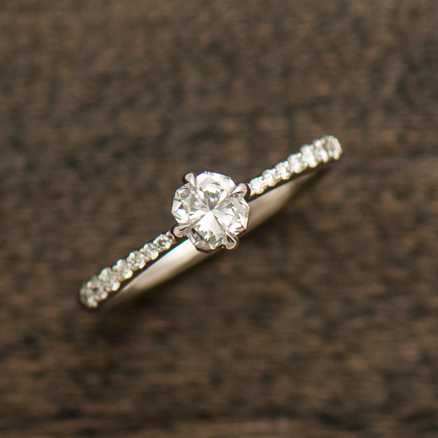 Modern Style Engagement Ring