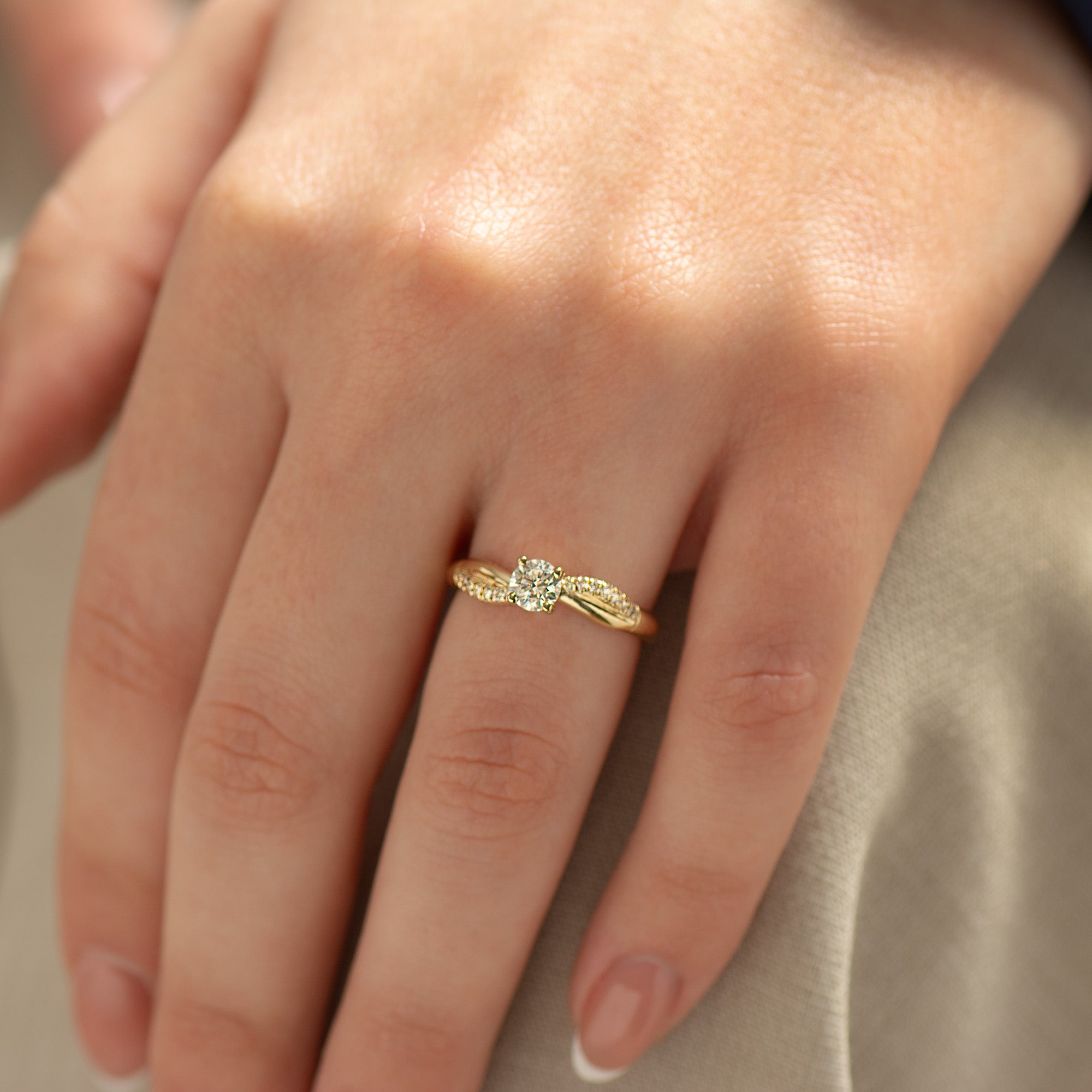 Twisted Engagement Ring