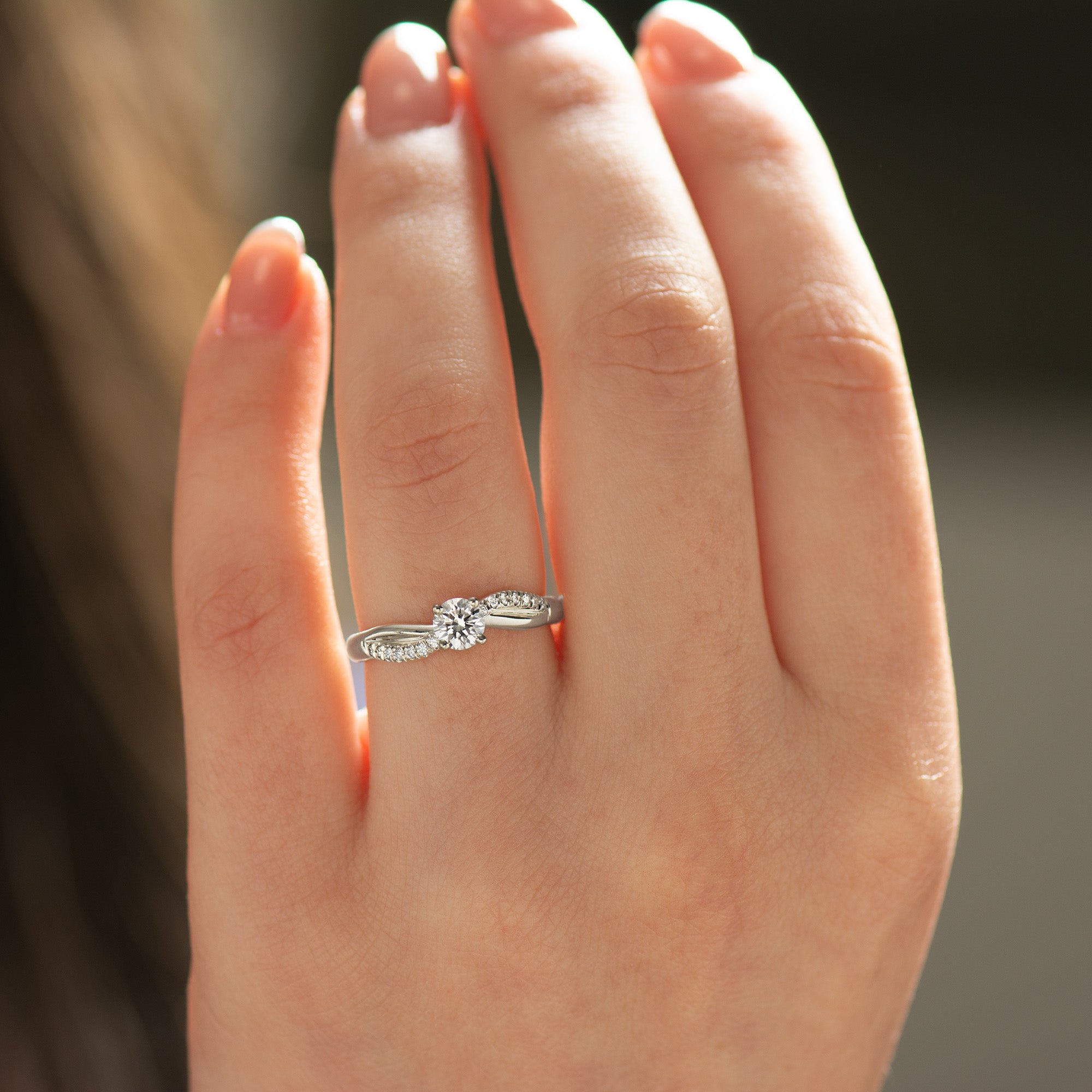 Twisted Engagement Ring