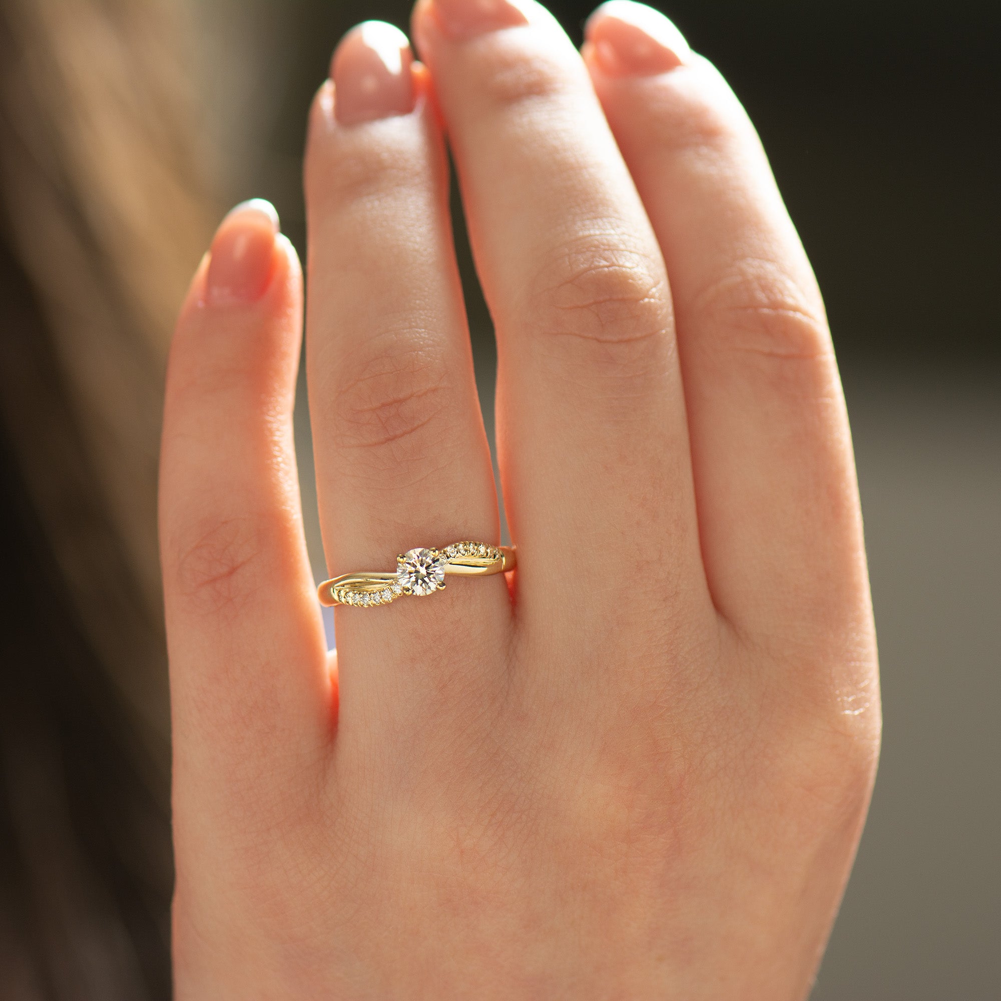 Twisted Engagement Ring