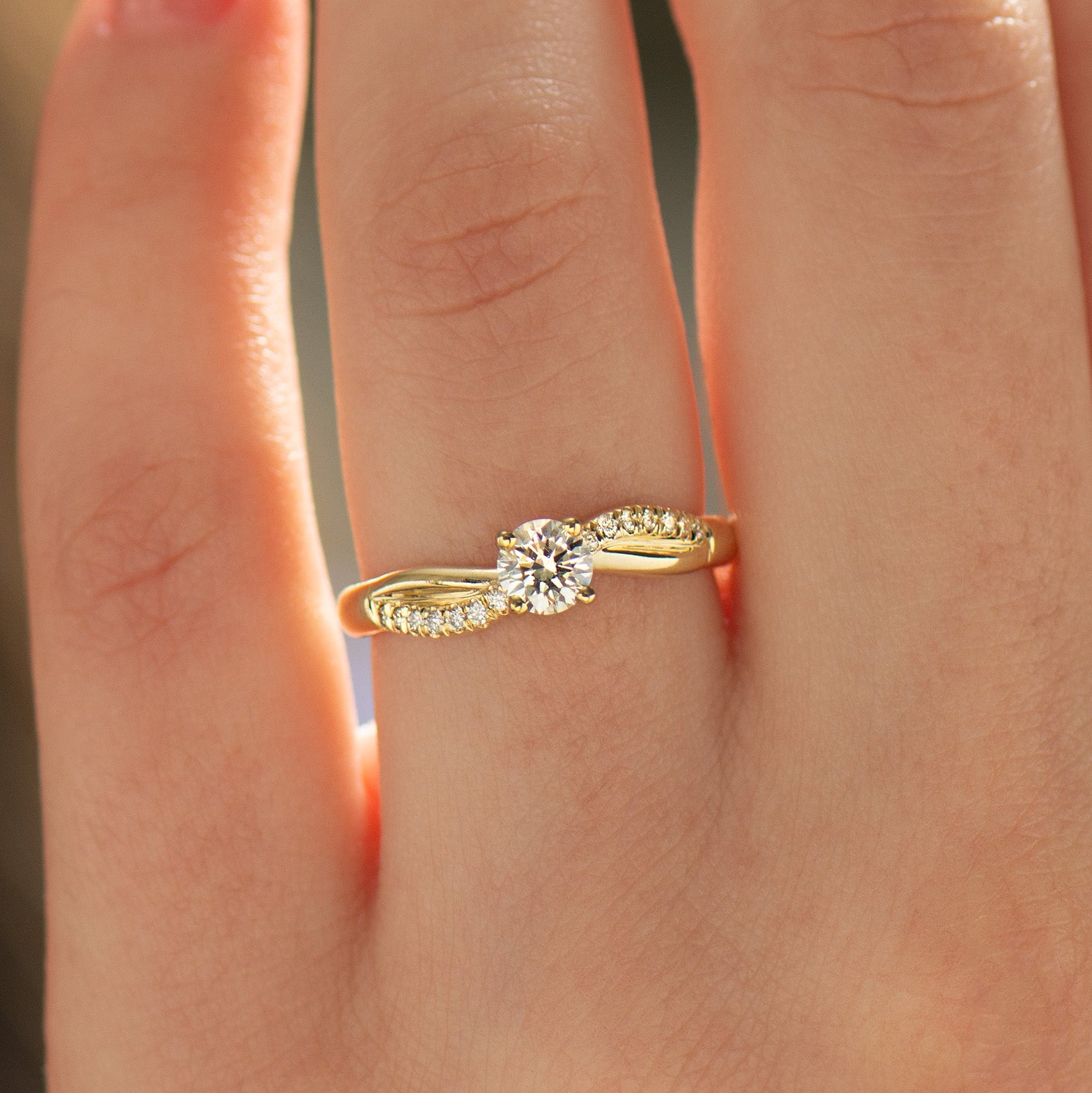 Twisted Engagement Ring