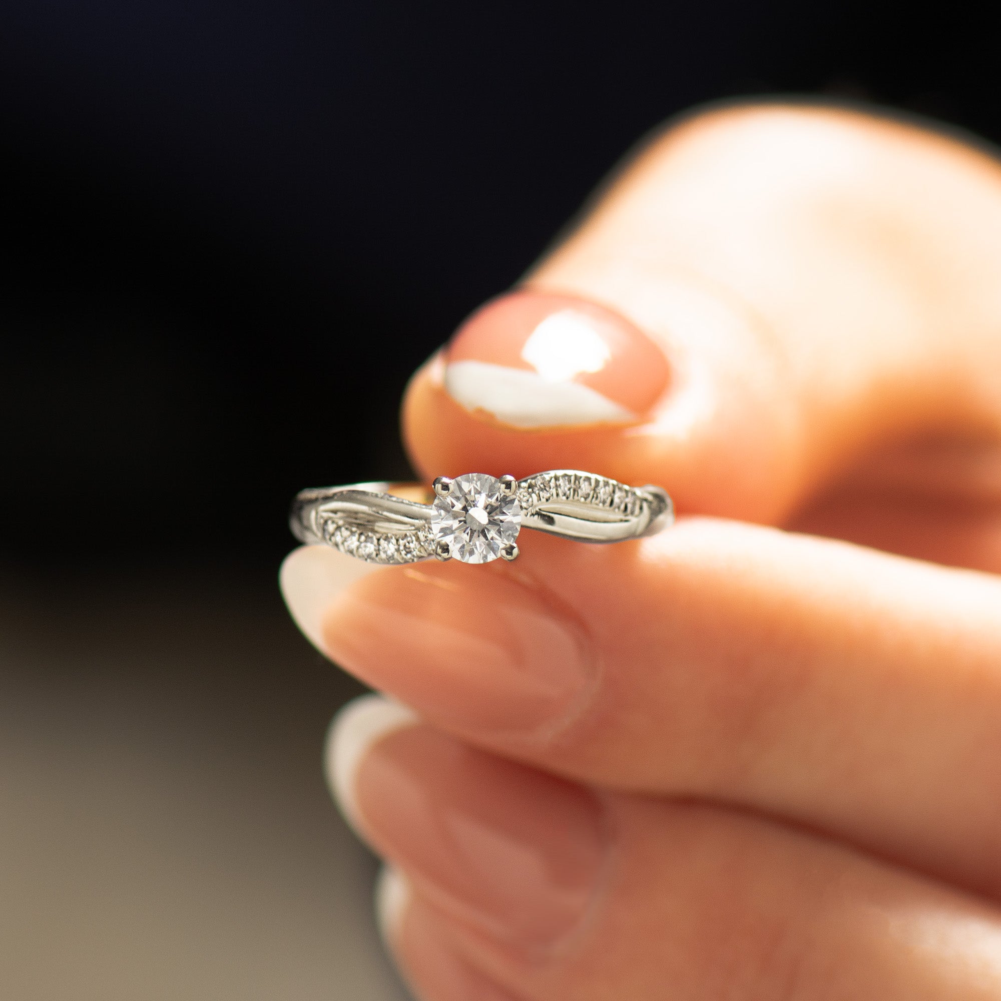 Twisted Engagement Ring
