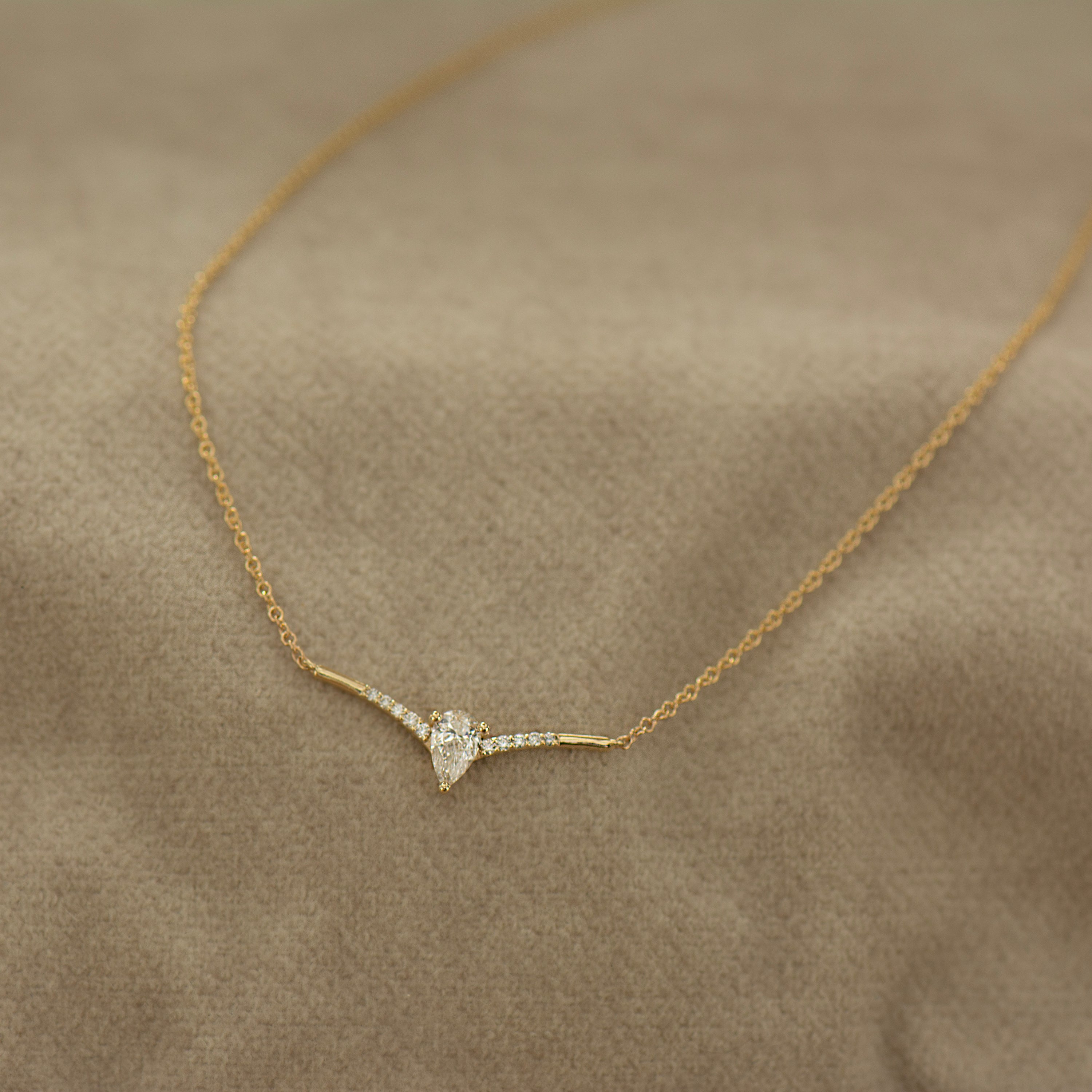 Flying Bird Diamond Necklace