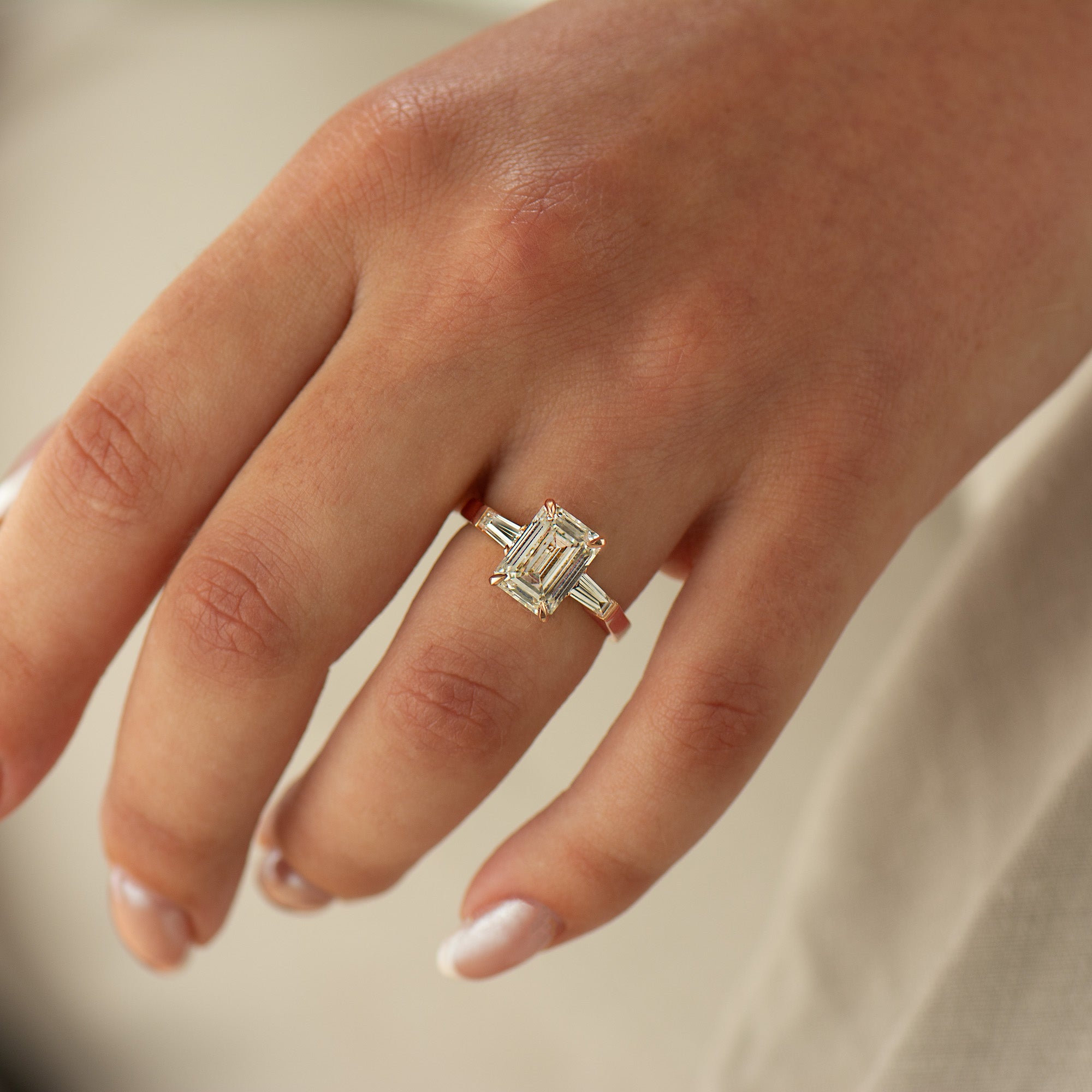 Emerald Cut Engagement Ring