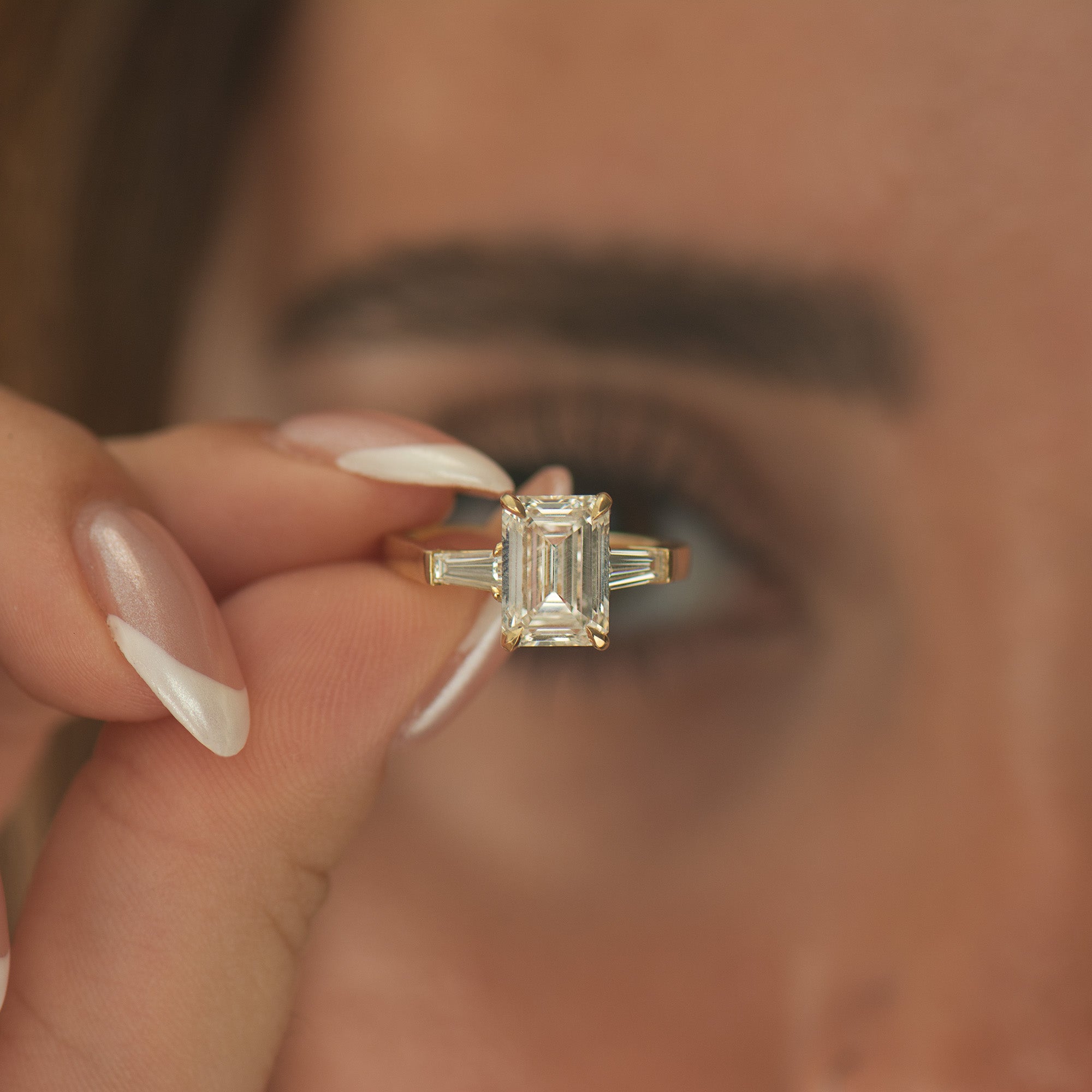 Emerald Cut Engagement Ring