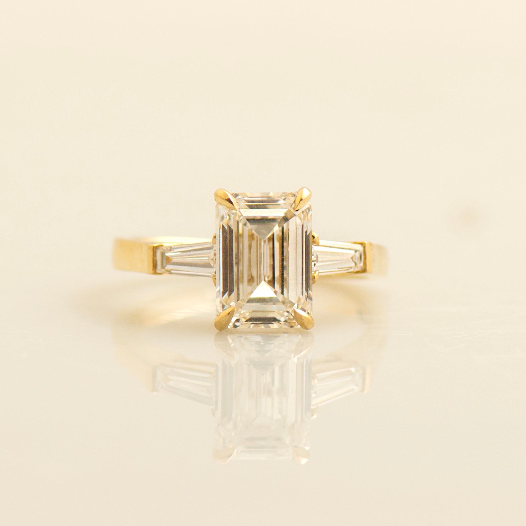 Emerald Cut Engagement Ring