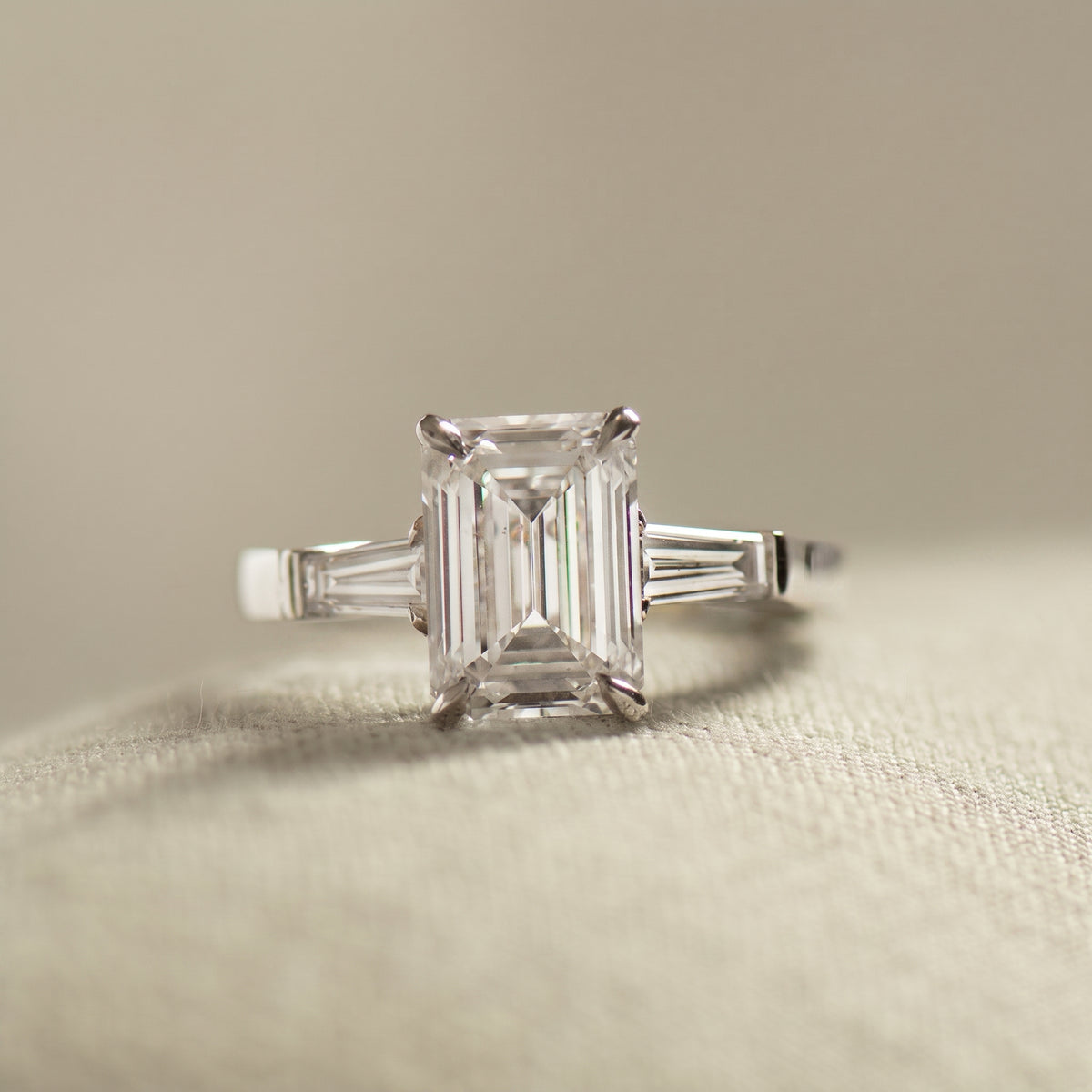 Emerald Cut Engagement Ring