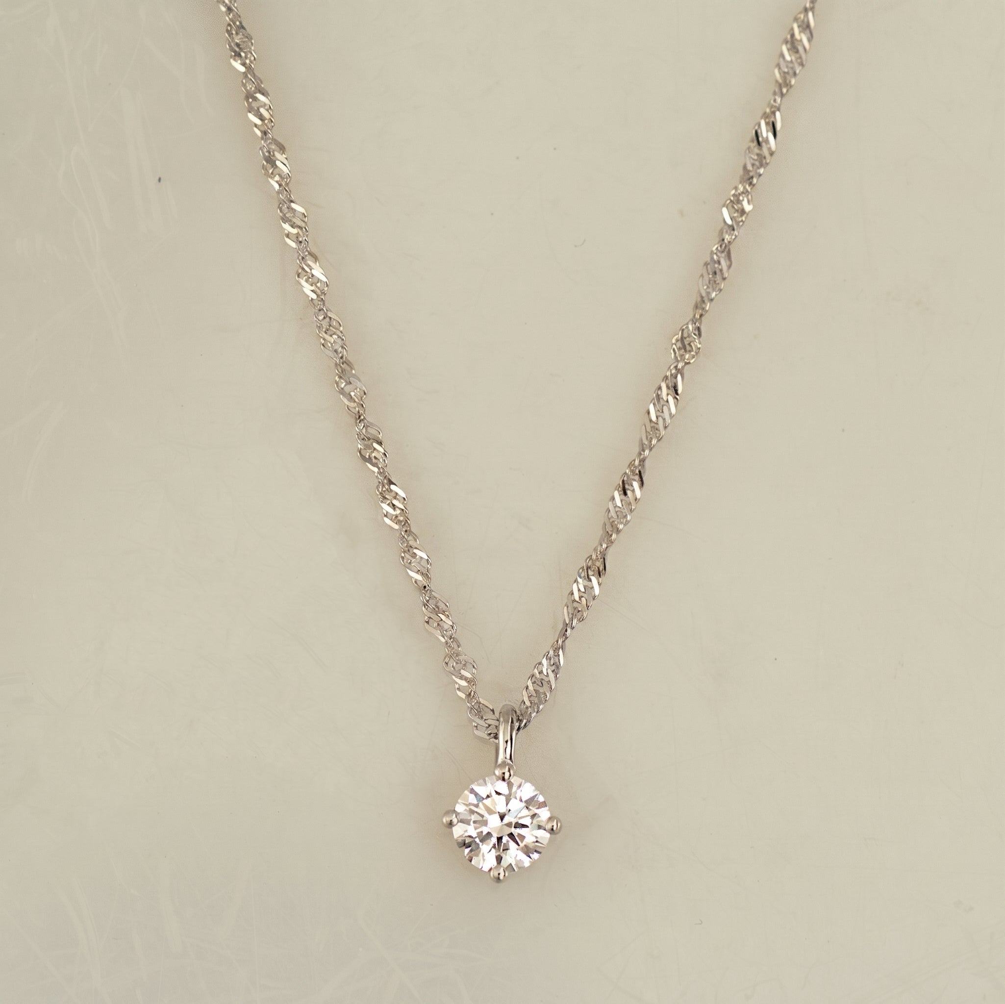 Solitaire Diamond Necklace